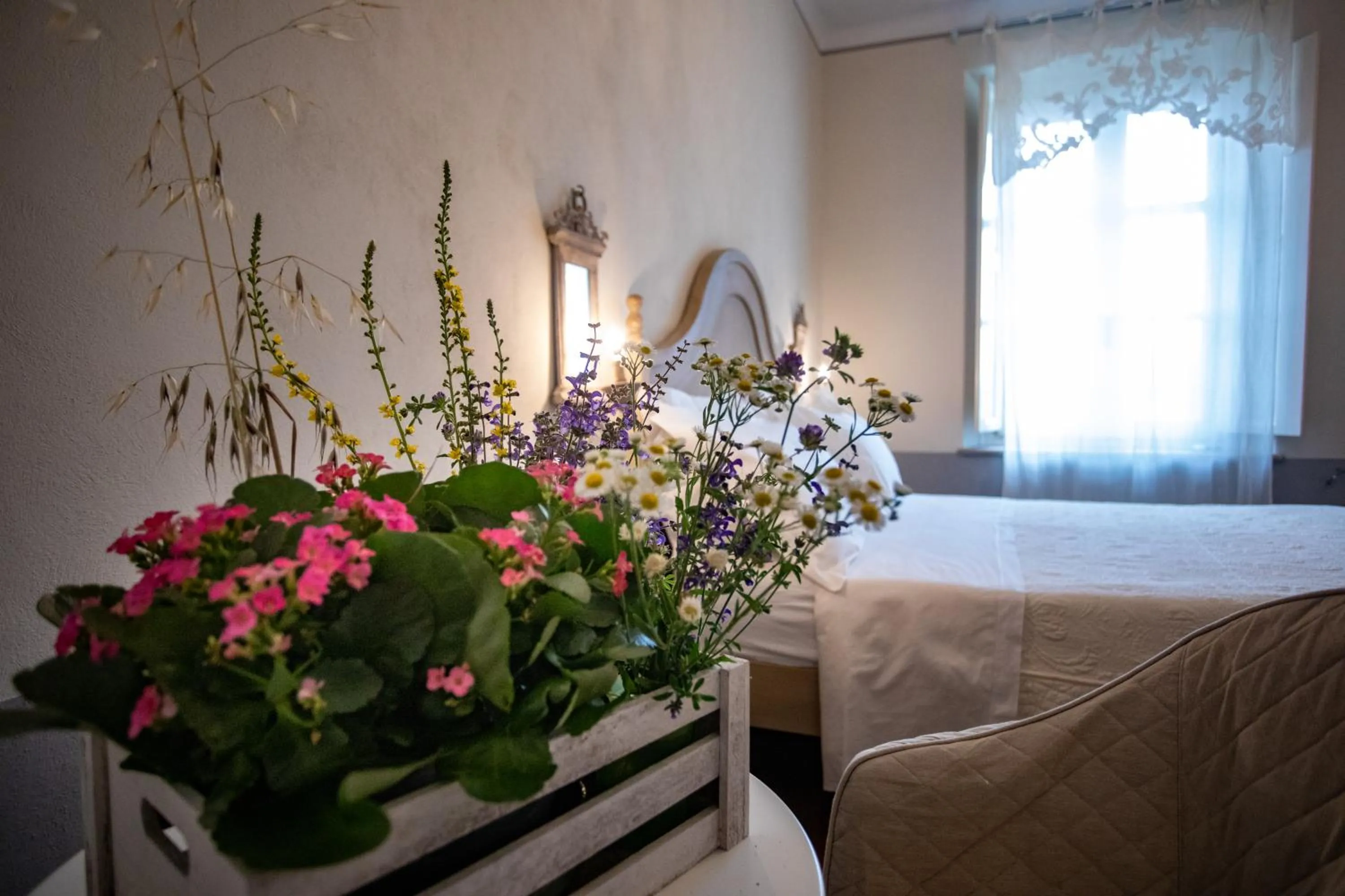 Bedroom, Bed in B&B Villa Ricardi