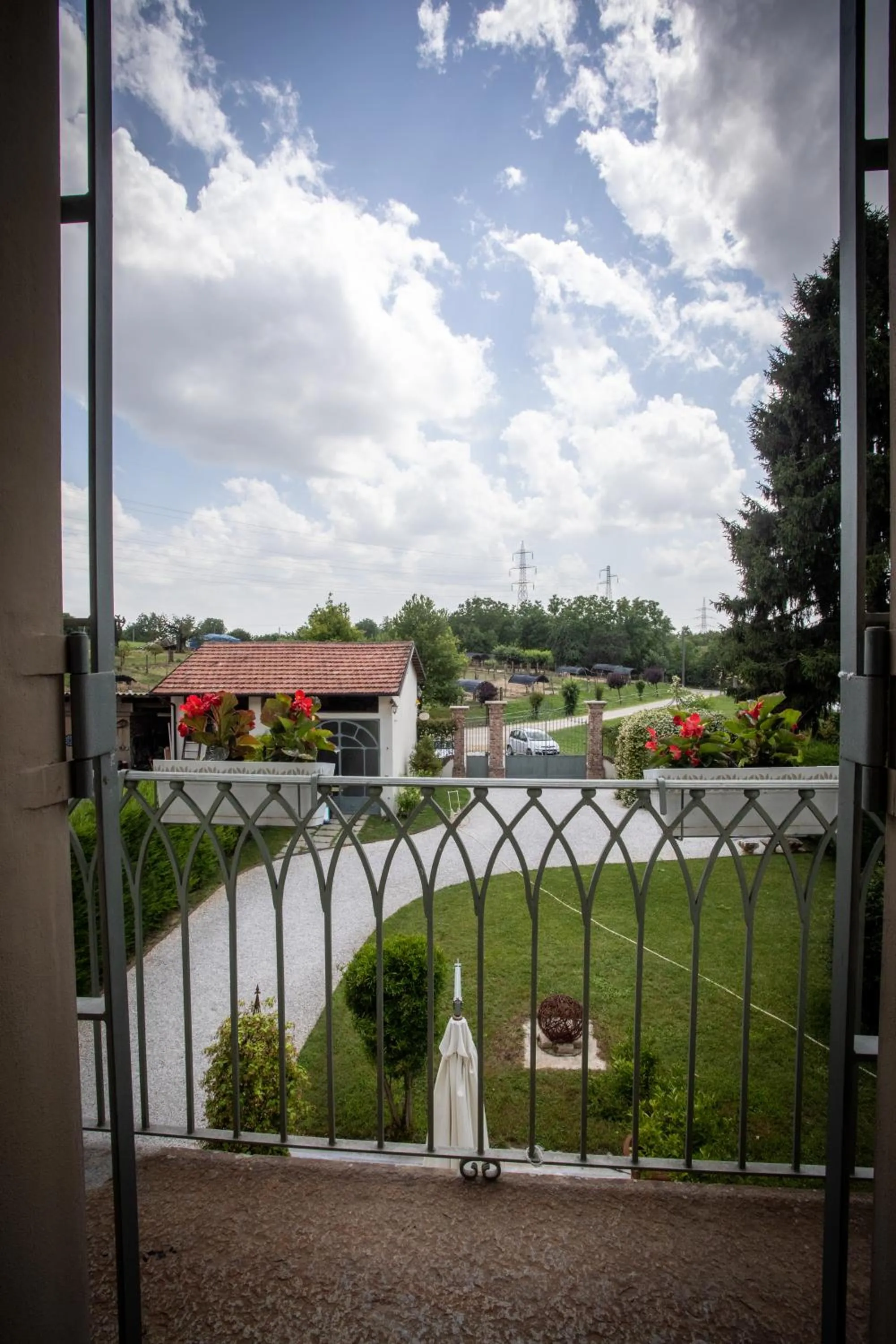 Garden view in B&B Villa Ricardi