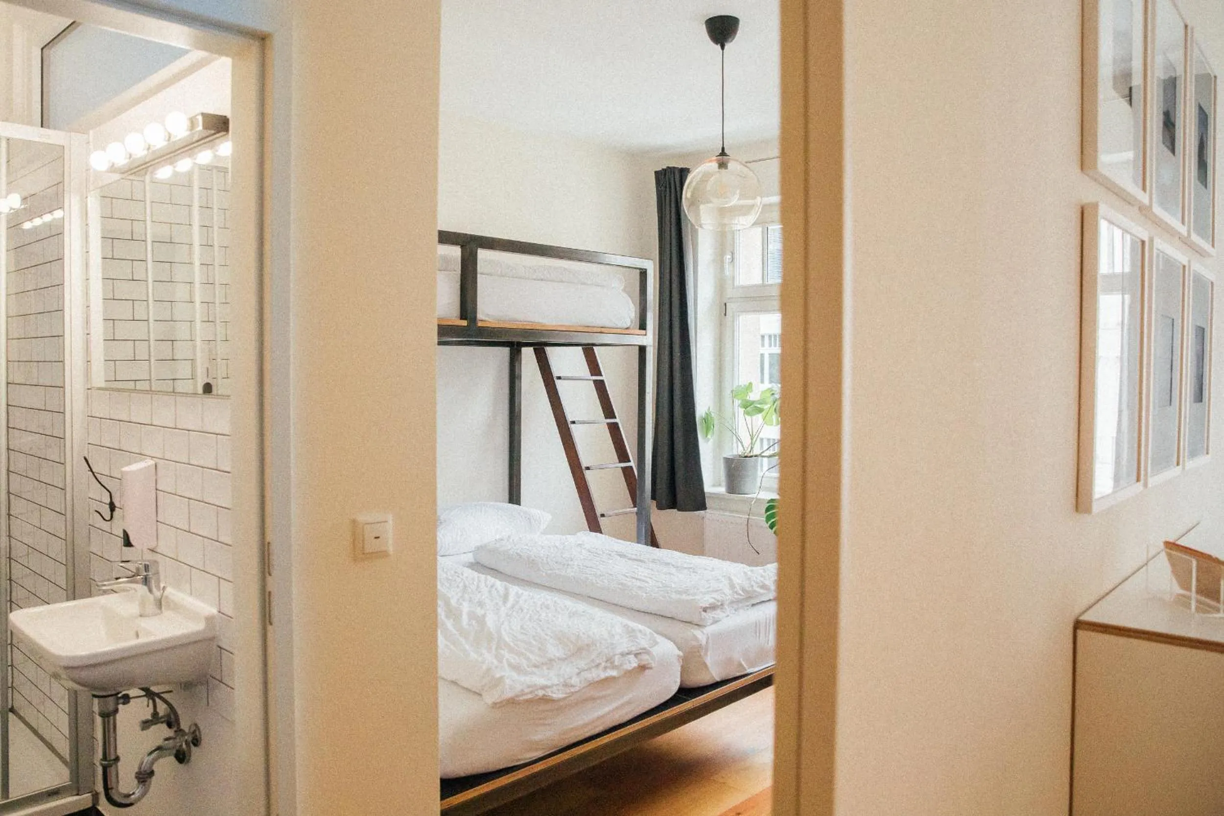 bunk bed, Bed in Hostel Multitude