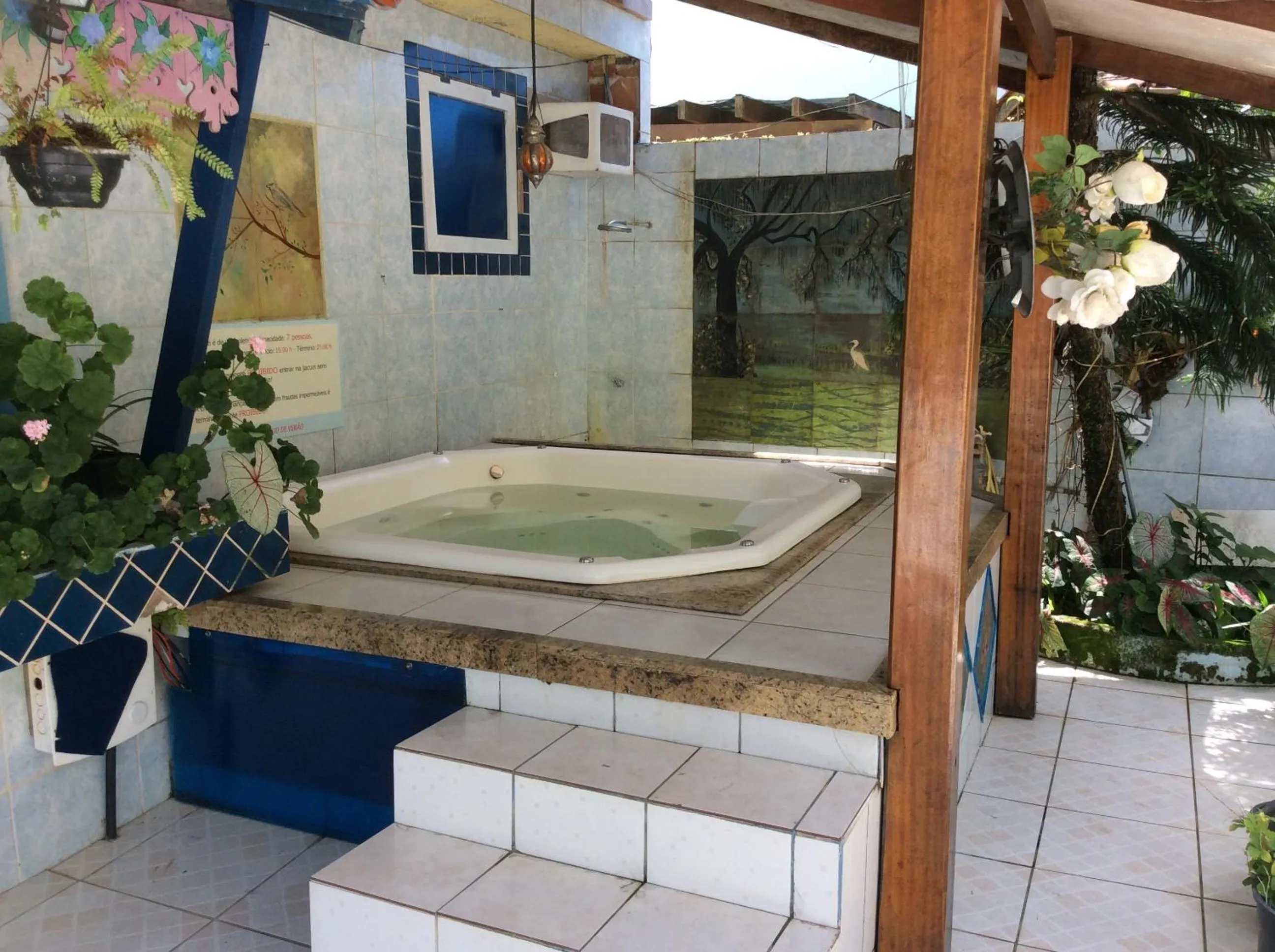 Hot Tub in Pousada Solstício De Verão