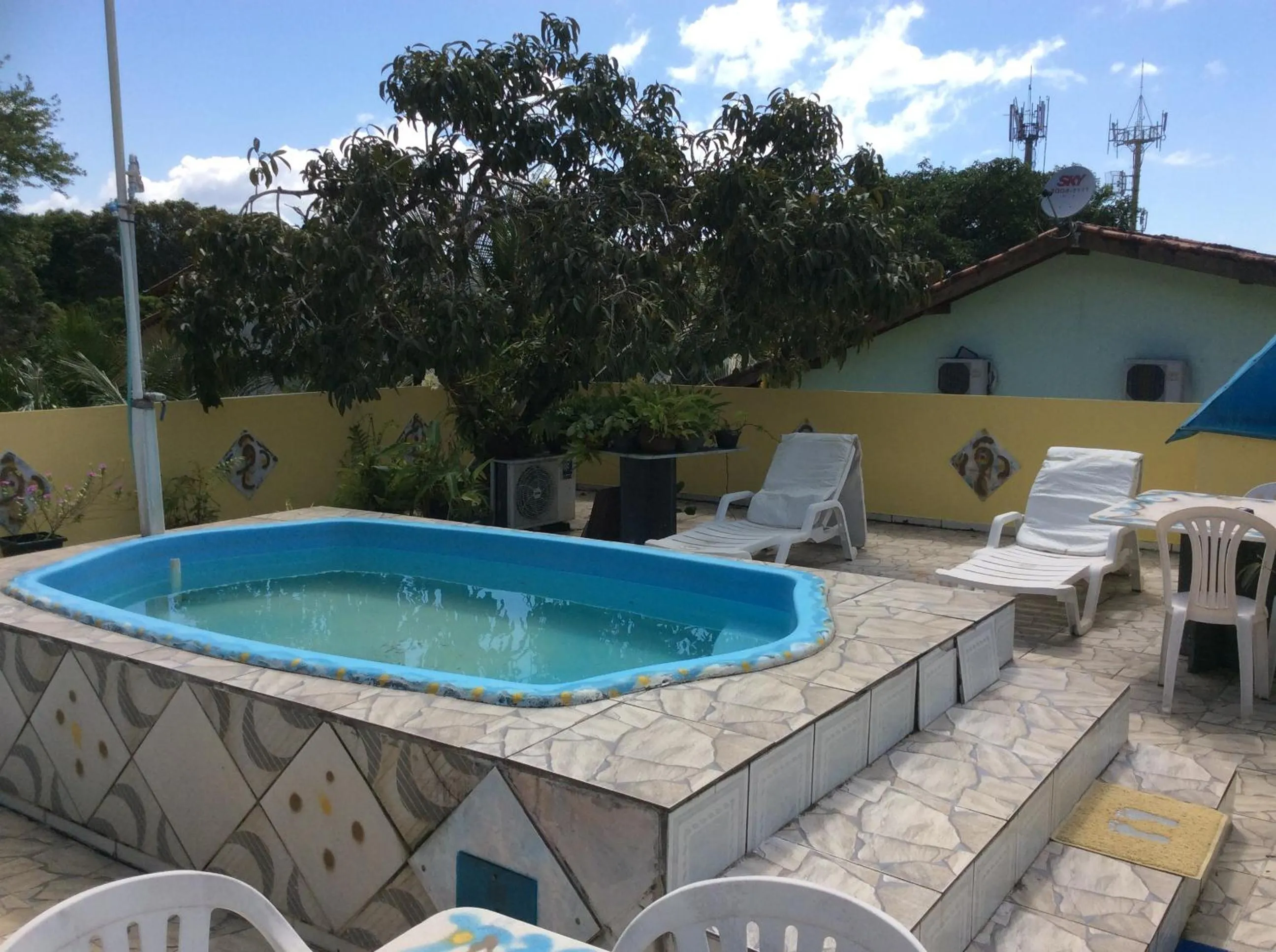 Balcony/Terrace in Pousada Solstício De Verão