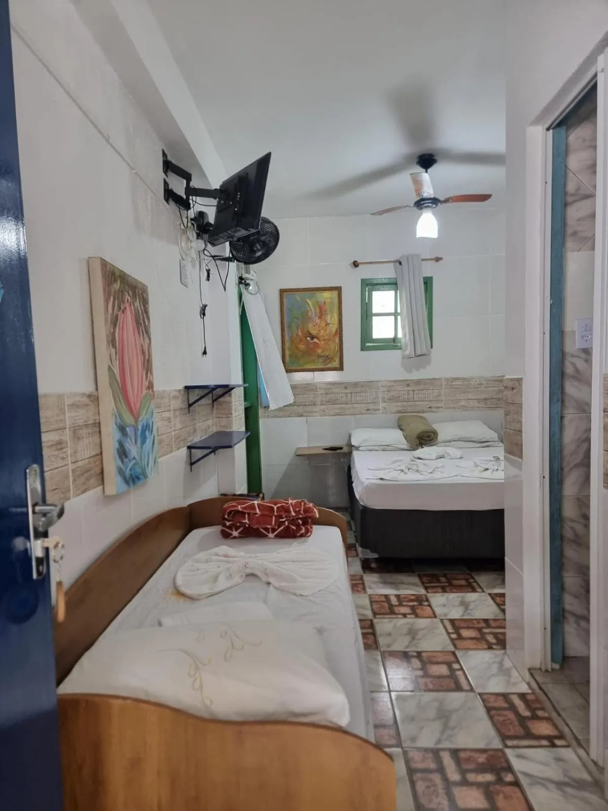 Bed in Pousada Solstício De Verão