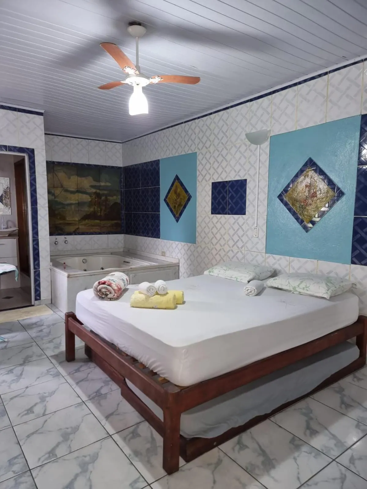 Bed in Pousada Solstício De Verão