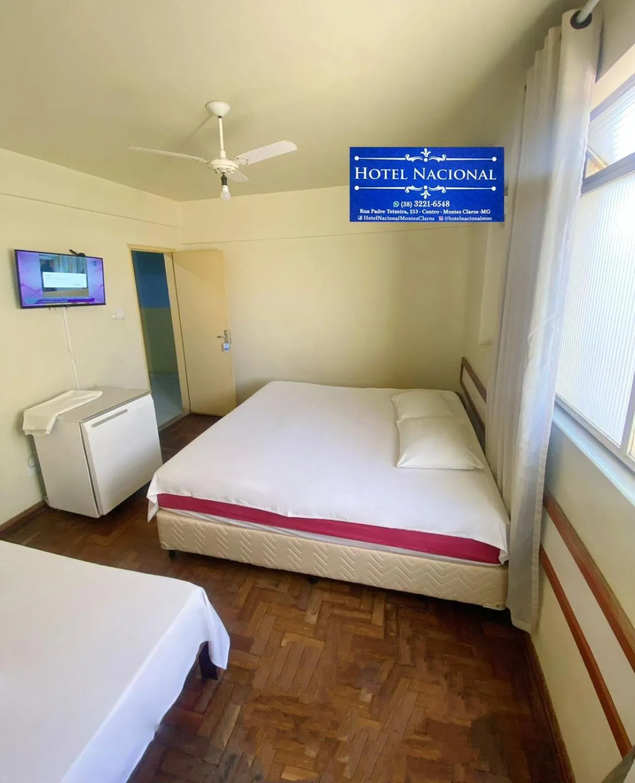 Bed in Hotel Nacional Montes Claros