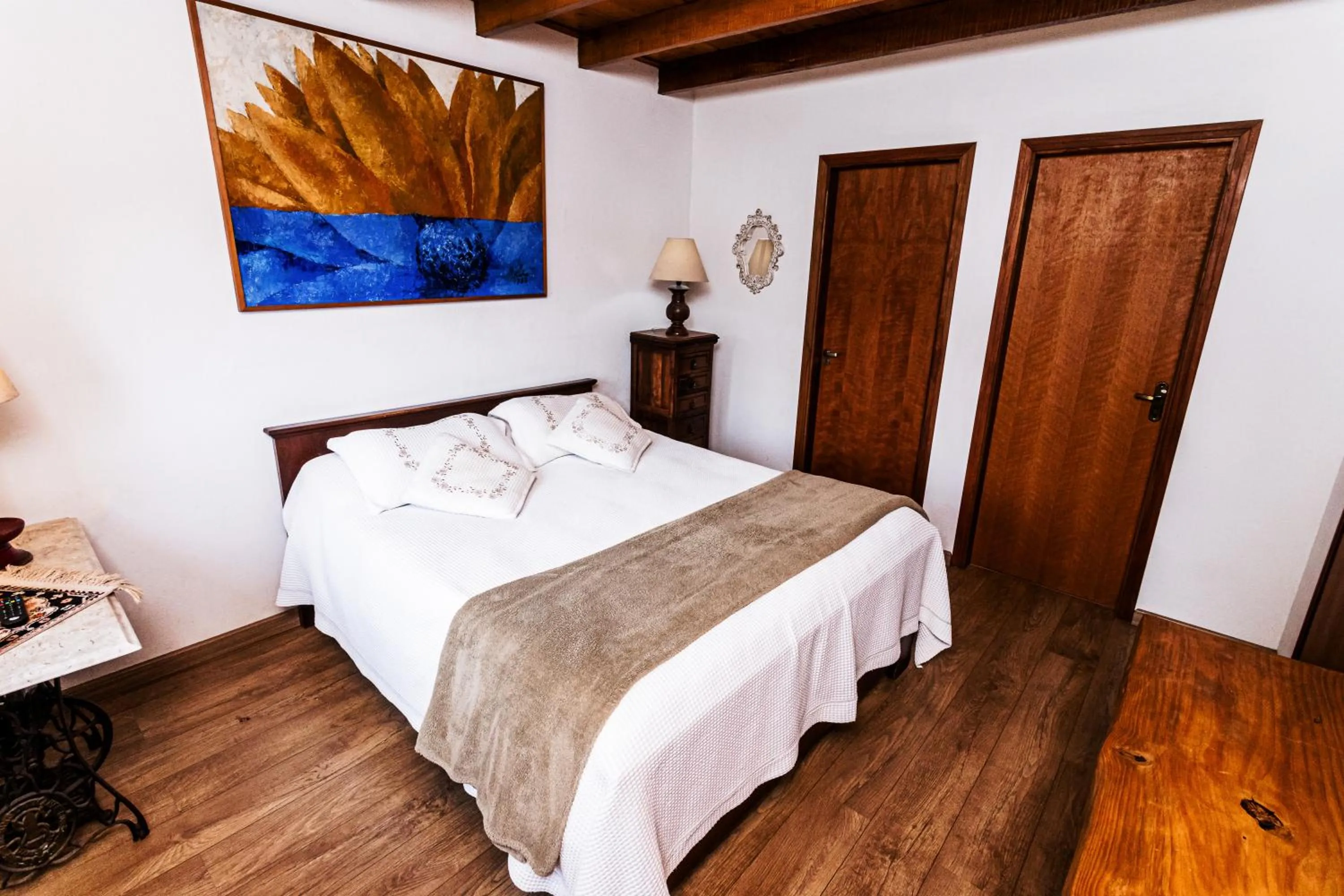 Bed in Hotel Meissner Hof