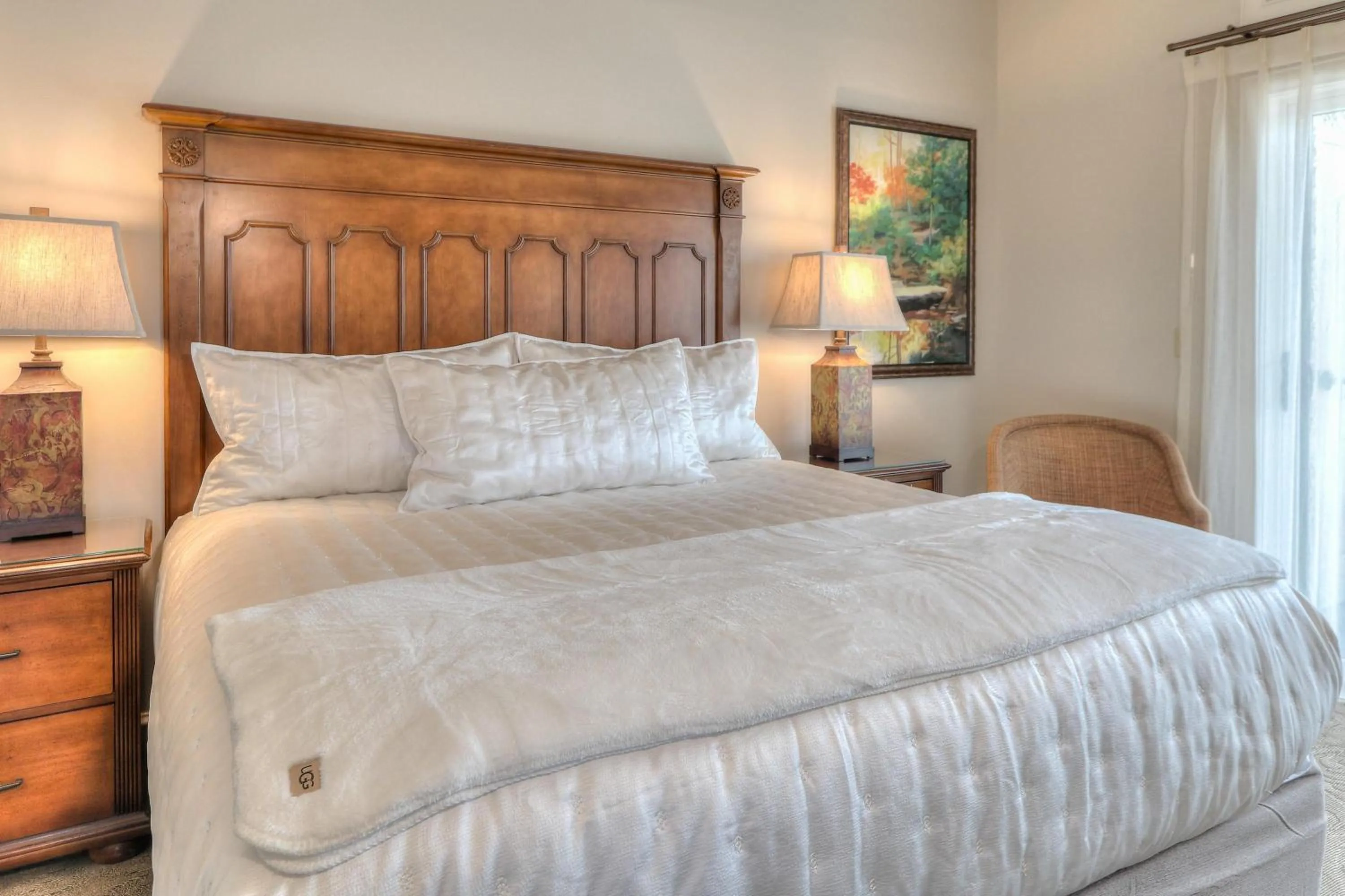 Bed in RiverStone Condo Resort & Spa