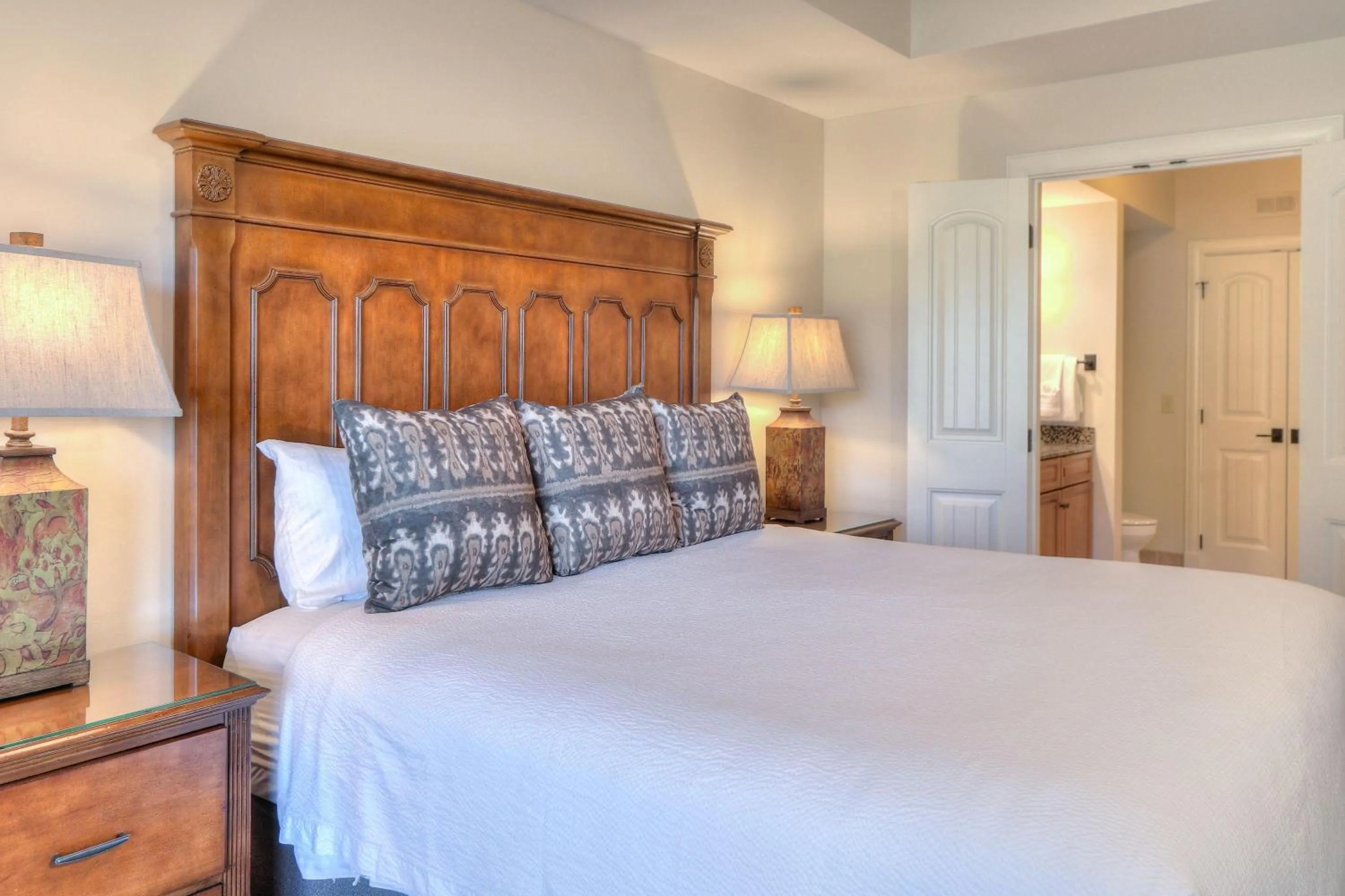 Bed in RiverStone Condo Resort & Spa