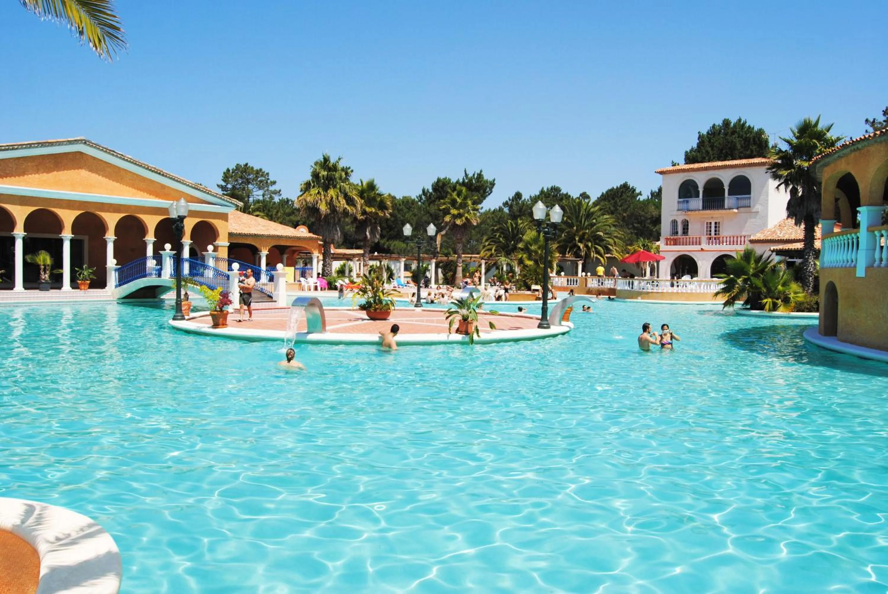 Pool view in Herdade Lago Real