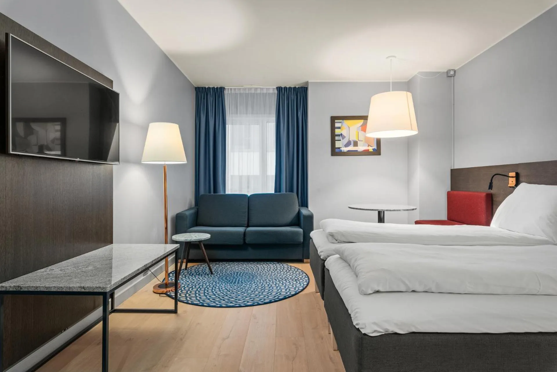 Seating area, Bed in Quality Hotel Ålesund