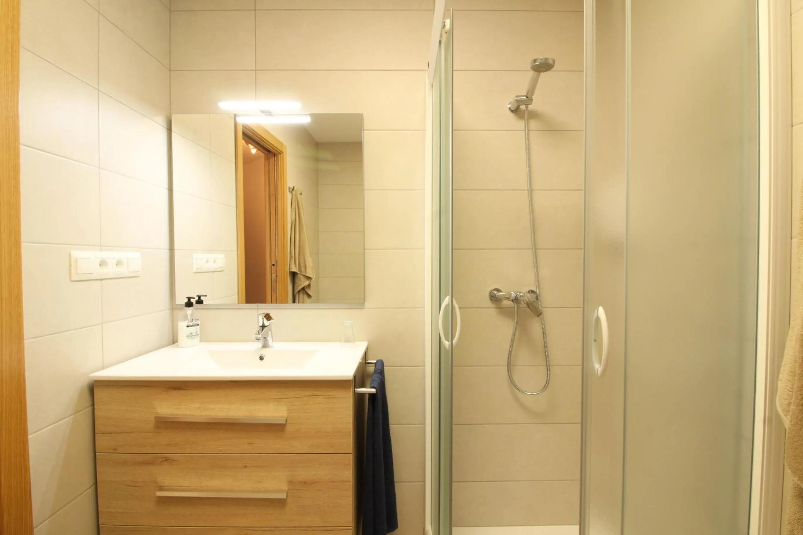 Shower in Beach and Family