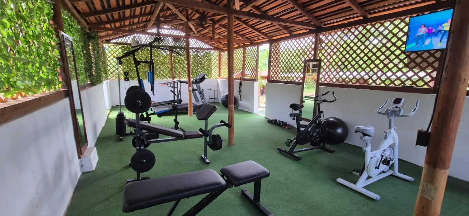 Fitness centre/facilities in Casa Paraiso Hotel Boutique