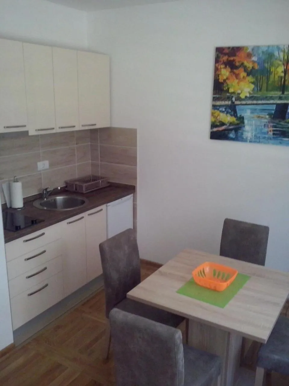 Kitchen or kitchenette in Apartman Svetogorska