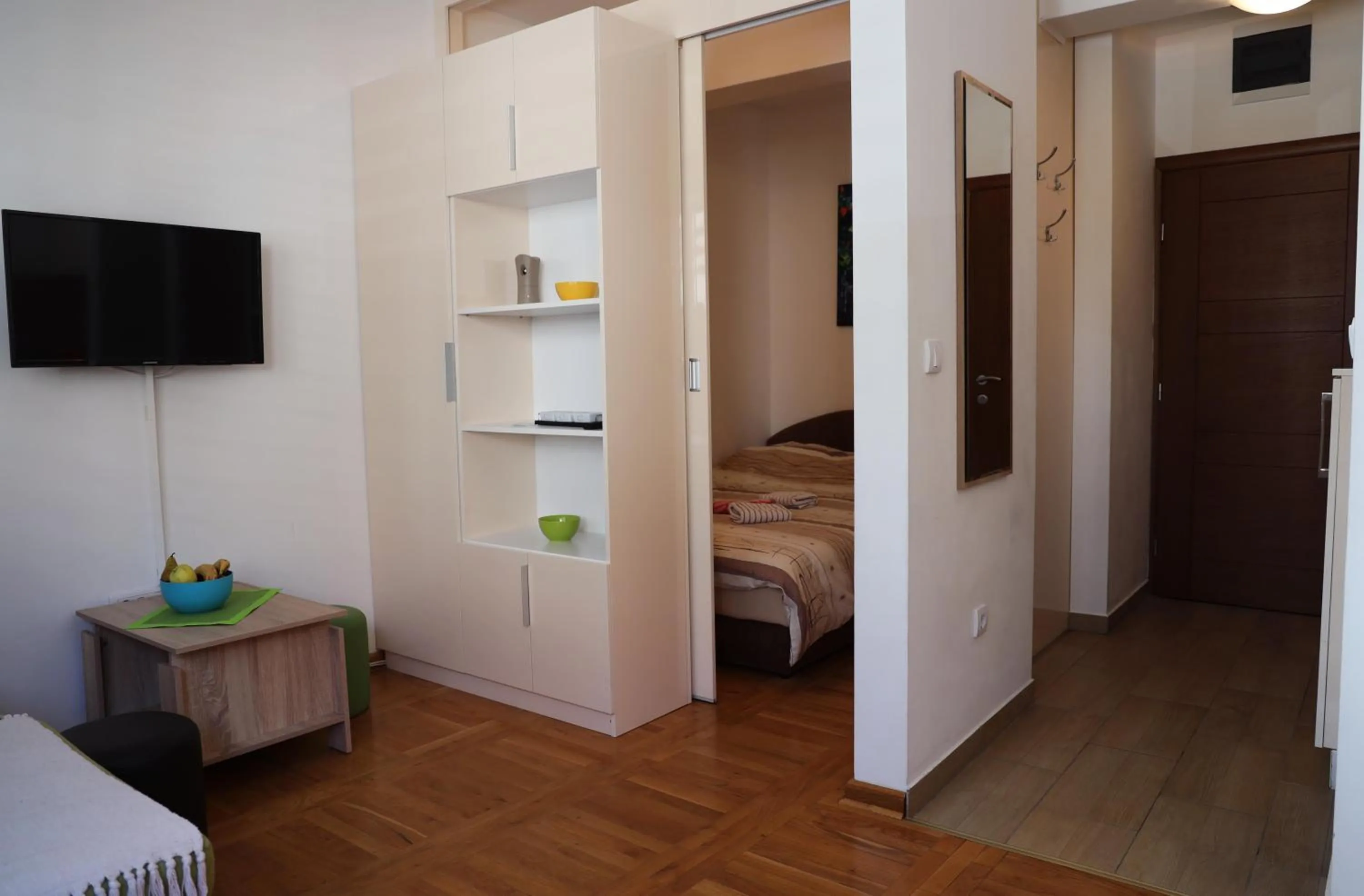 Living room, Bed in Apartman Svetogorska