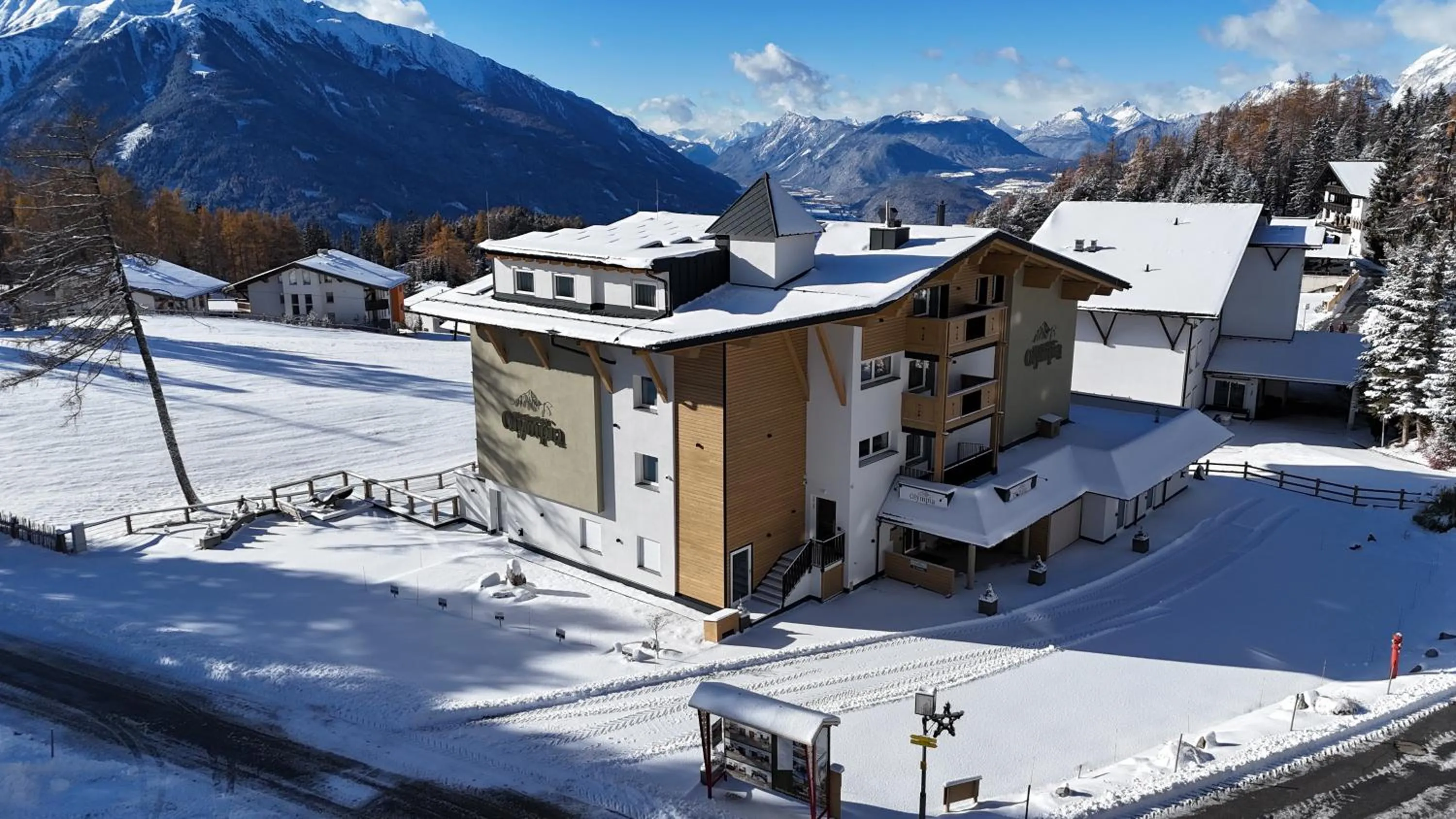 Property building in Das Aparthotel Olympia Tirol