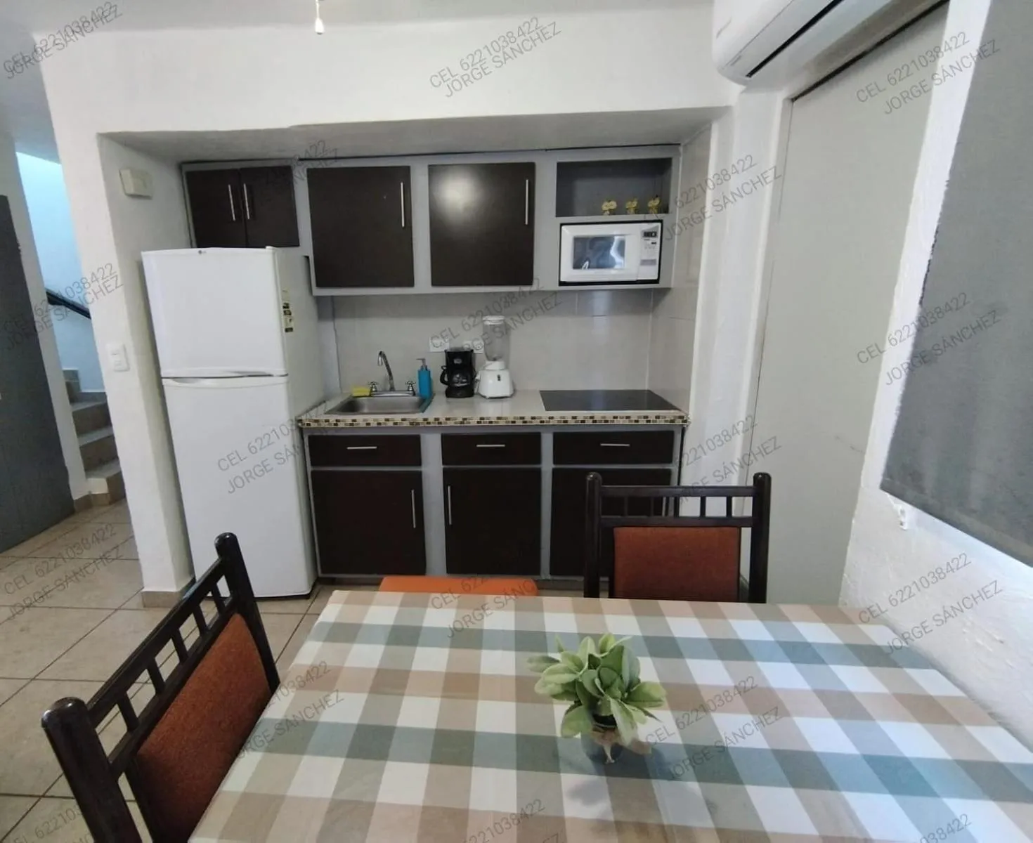 Kitchen or kitchenette in Condominio 303 Loma Bonita, enfrente de la alberca!