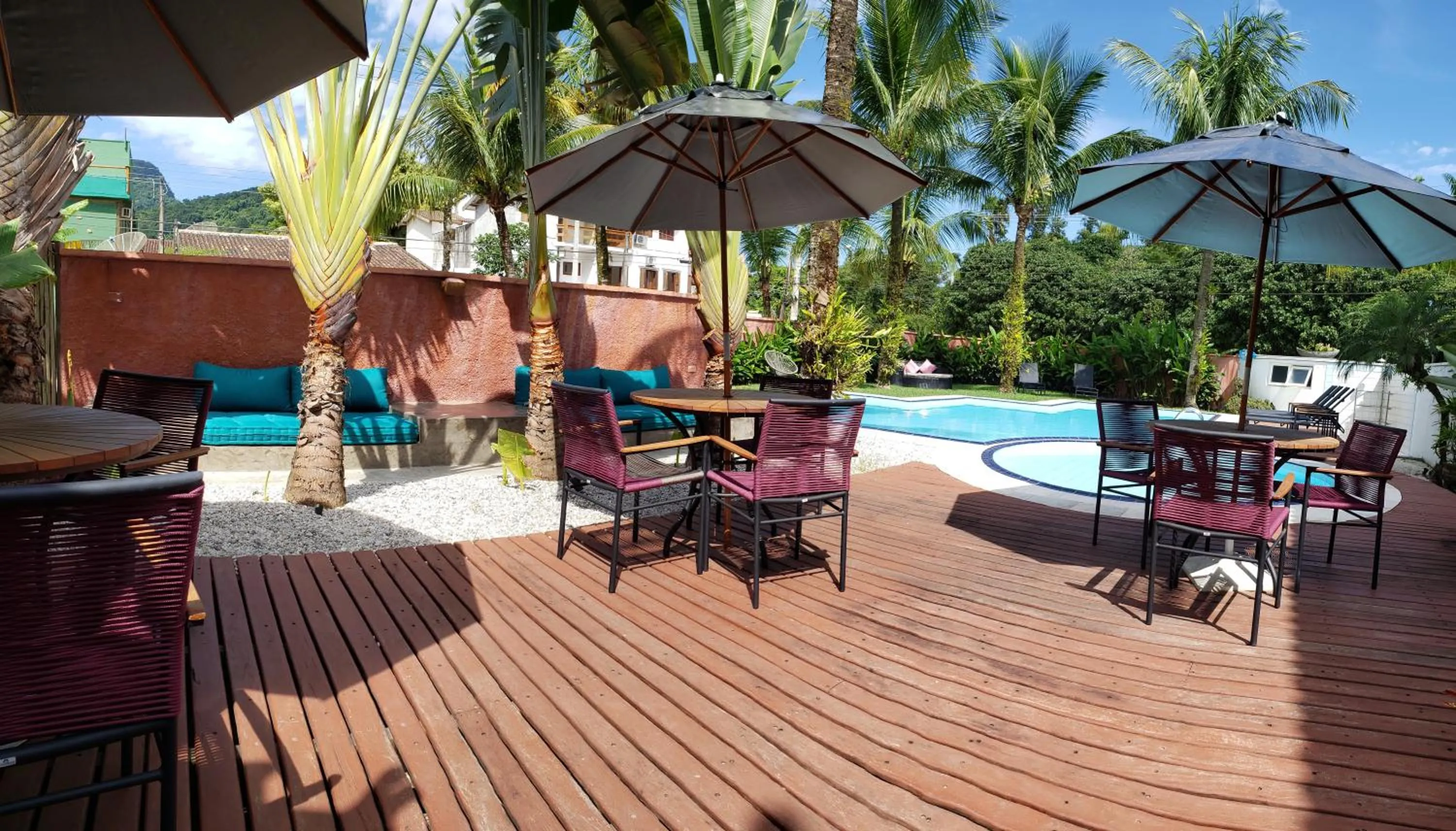 Swimming pool in Pousada Toca da Praia