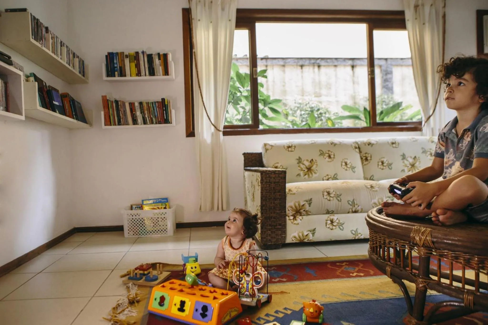Living room in Pousada Porto Mare