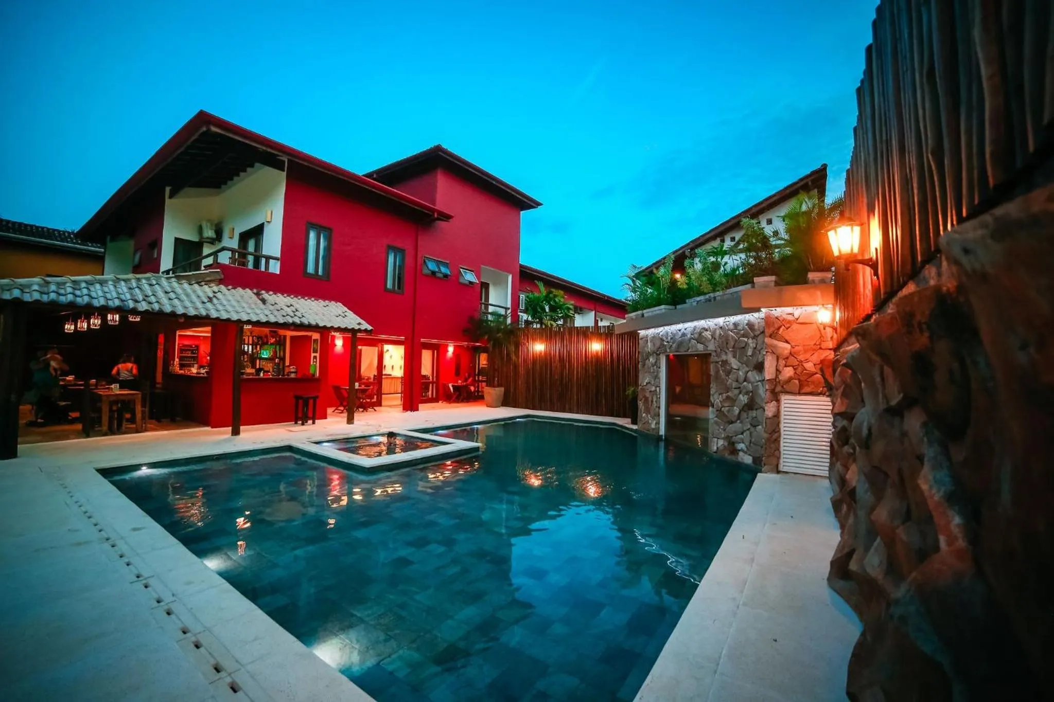 Swimming pool in Pousada Porto Mare