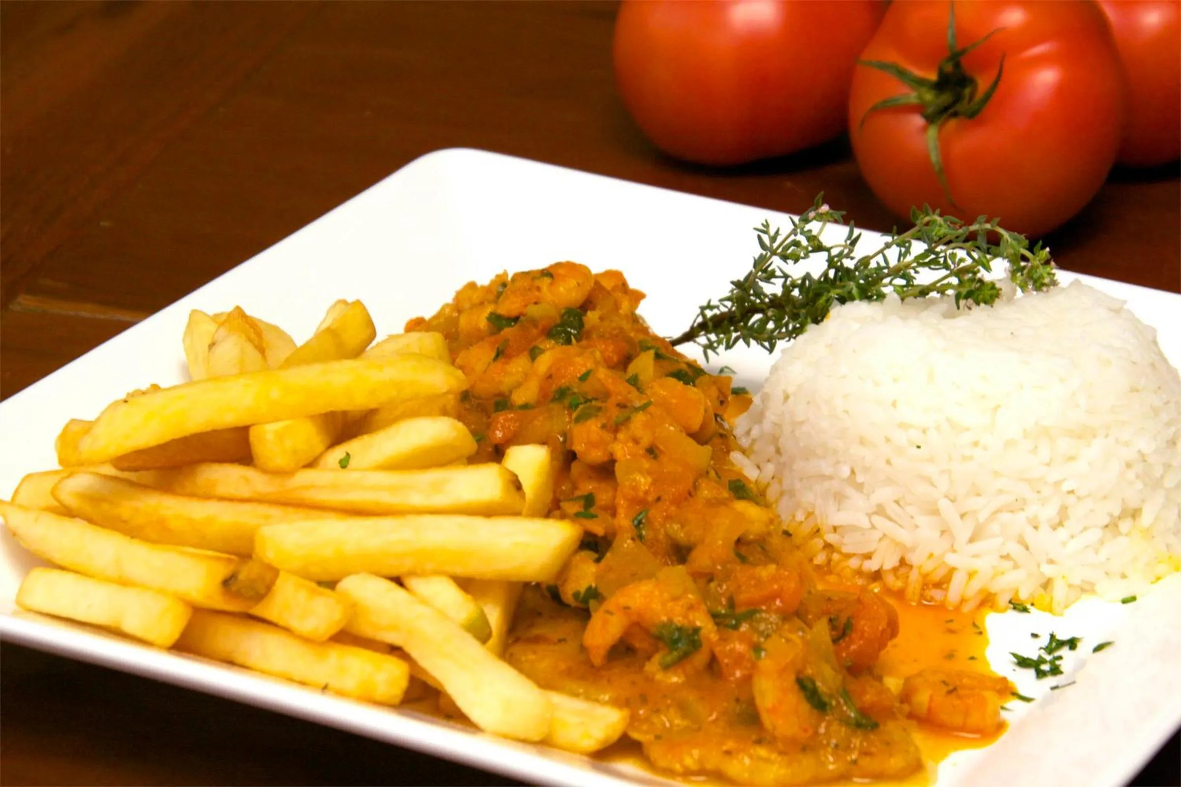 Food and drinks in Pousada Porto Mare