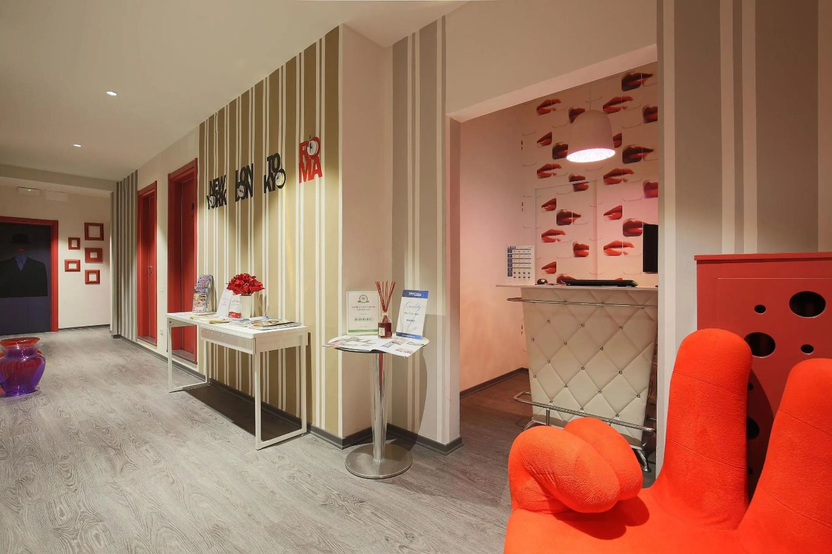 Lobby or reception in Il Giglio Rosso B&B