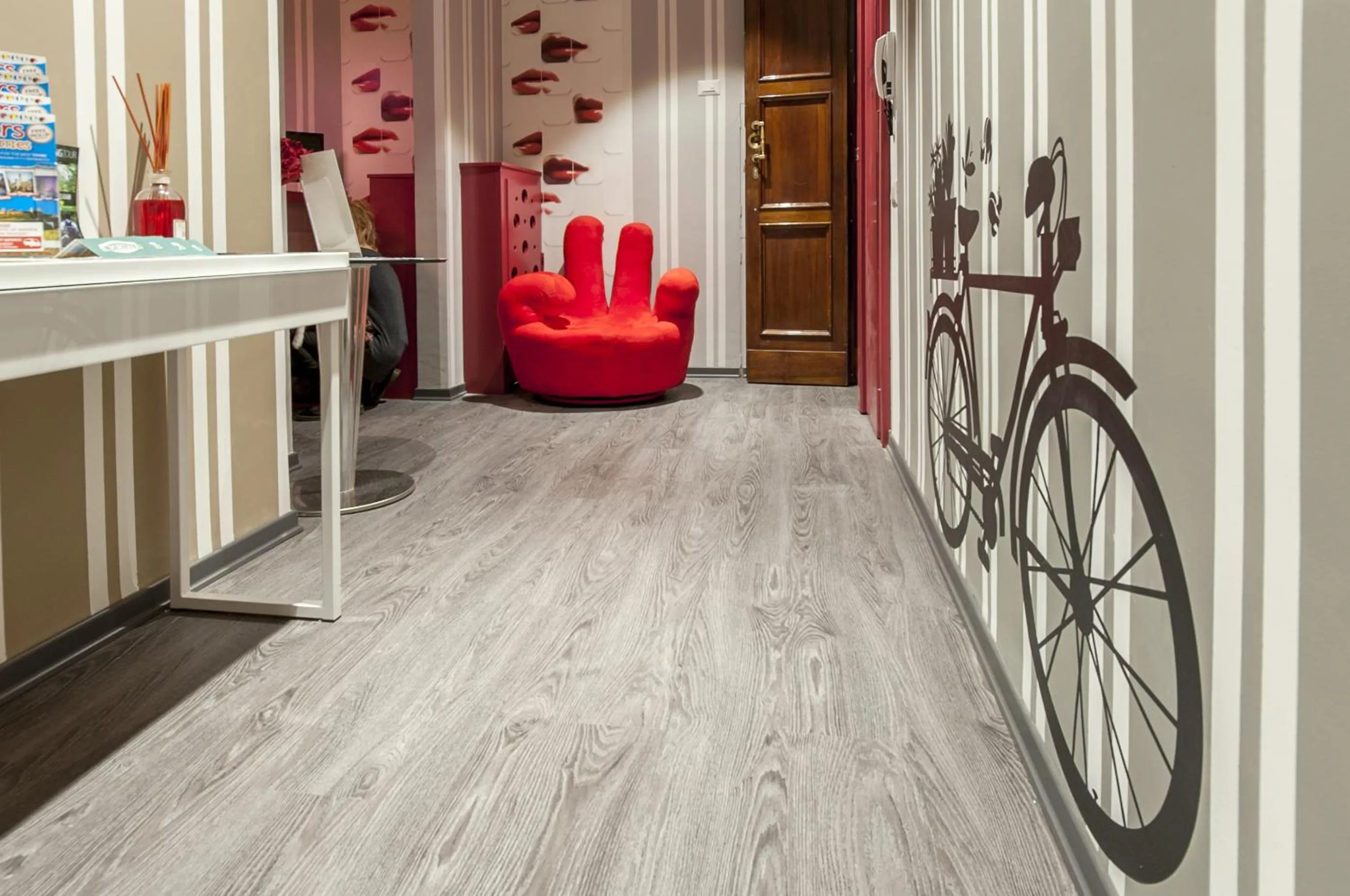 Lobby or reception in Il Giglio Rosso B&B