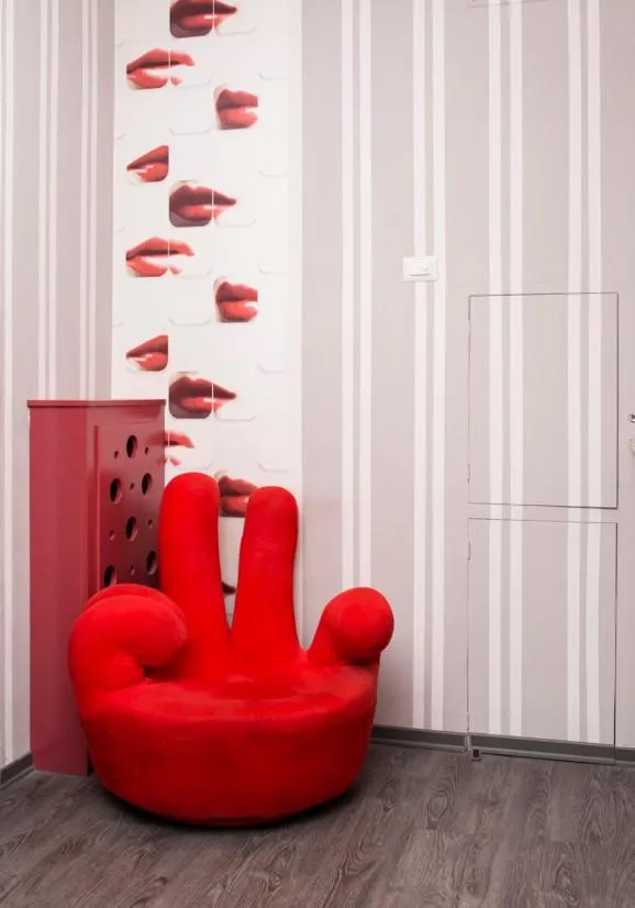 Decorative detail in Il Giglio Rosso B&B