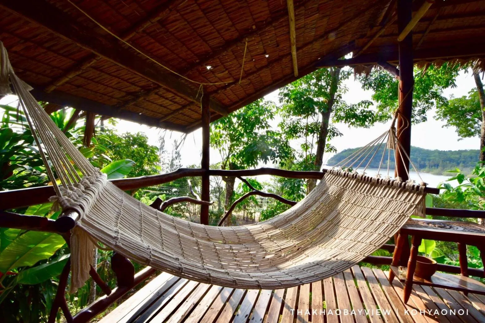 Patio in Tha Khao Bay View Bungalow