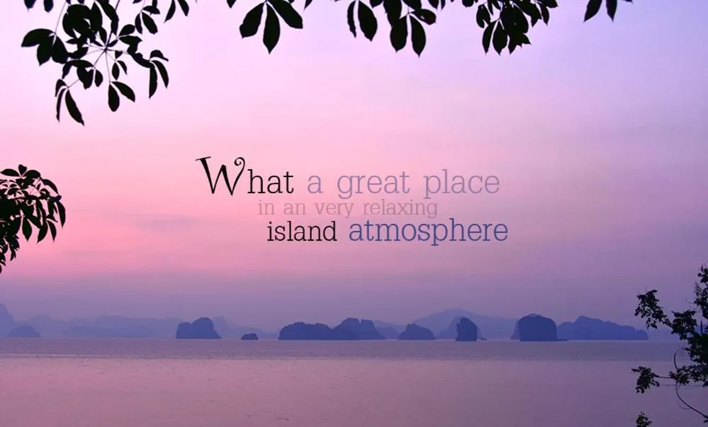 Natural landscape in Tha Khao Bay View Bungalow