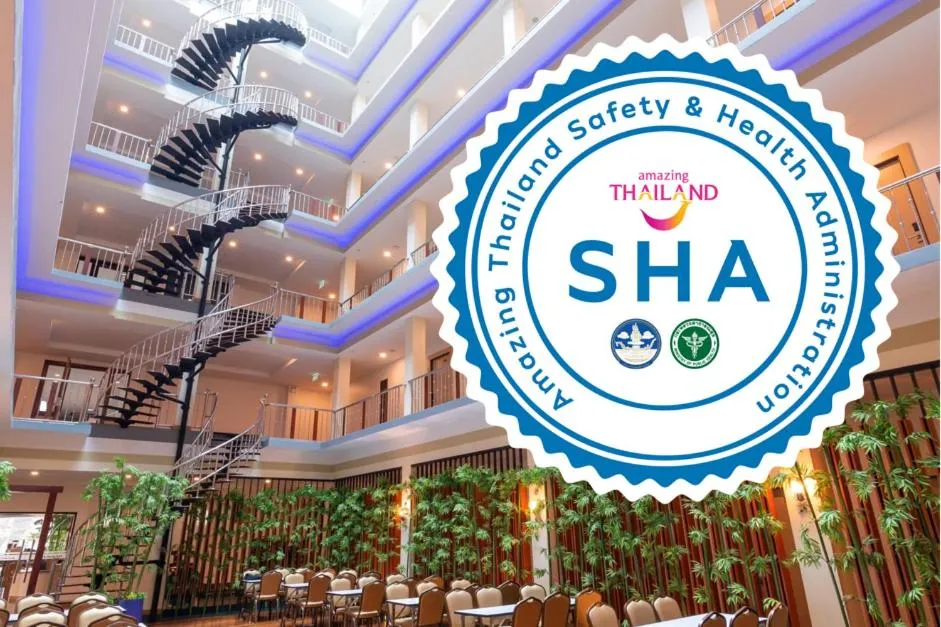 Property logo or sign in Marlin Hotel