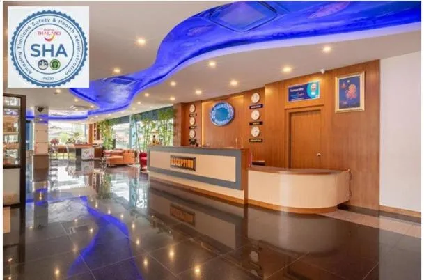 Property logo or sign in Marlin Hotel