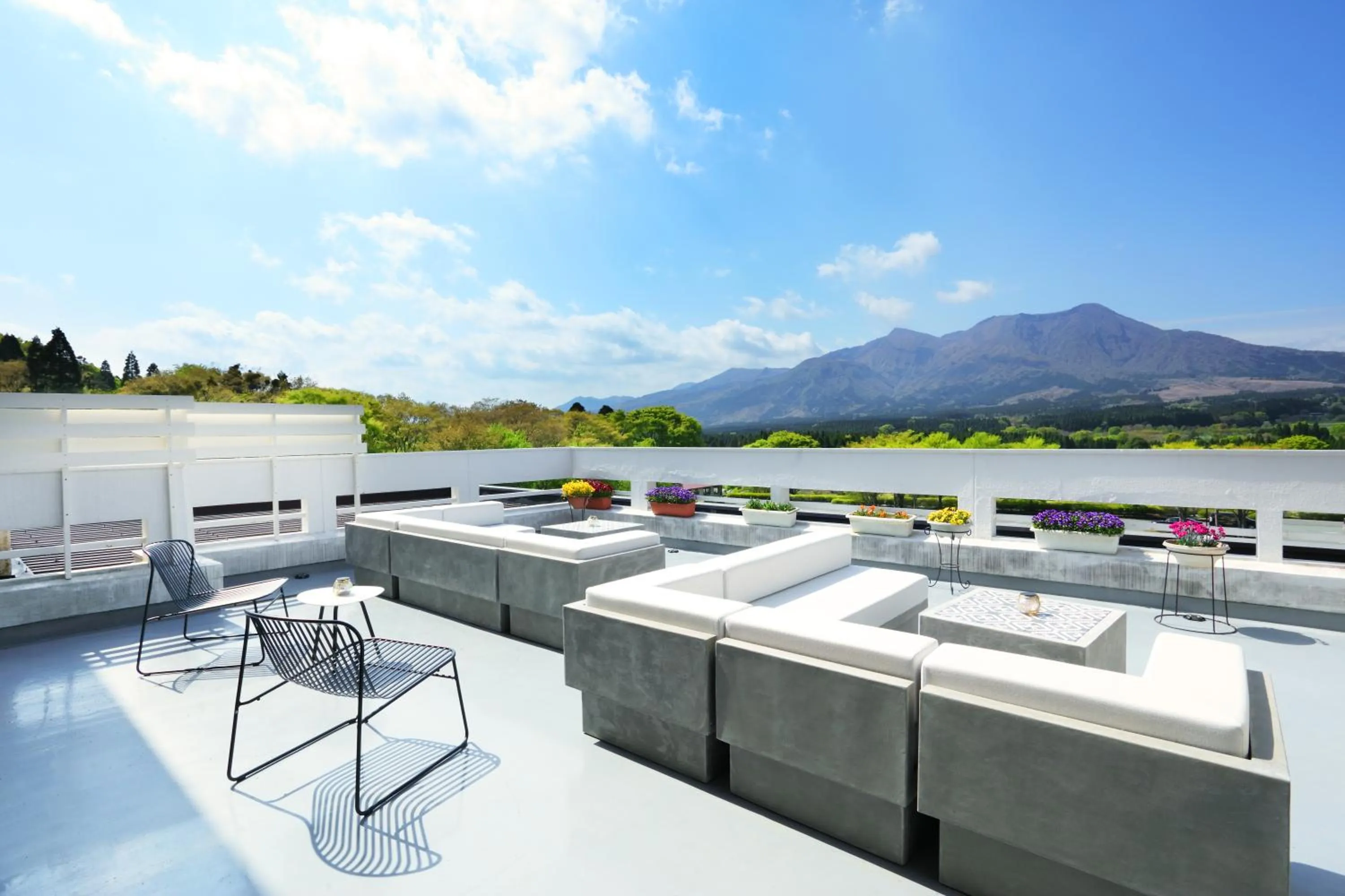 Balcony/Terrace in Kyukamura Minami-Aso