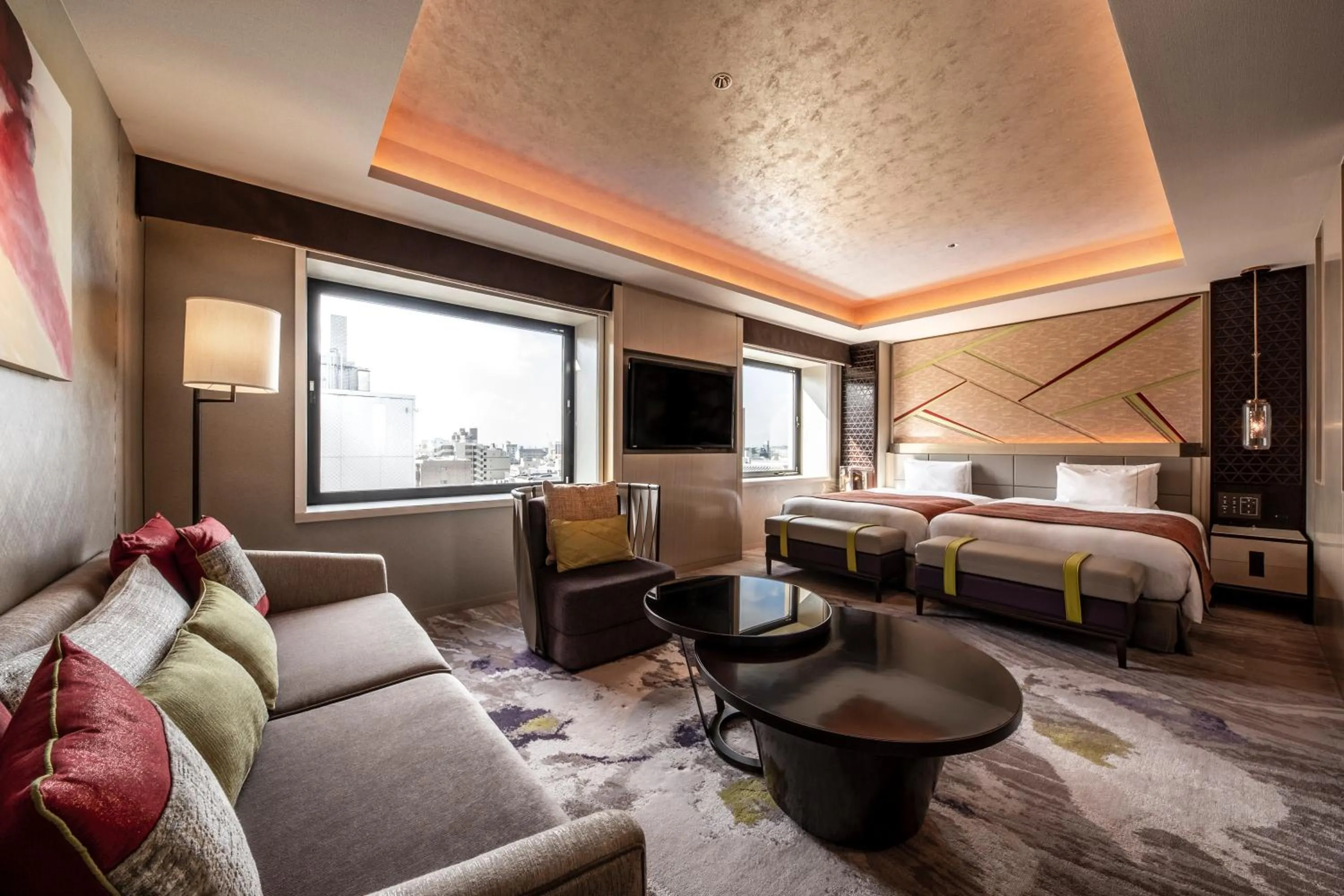 Photo of the whole room, Seating Area in The Royal Park Hotel Kyoto Shijo