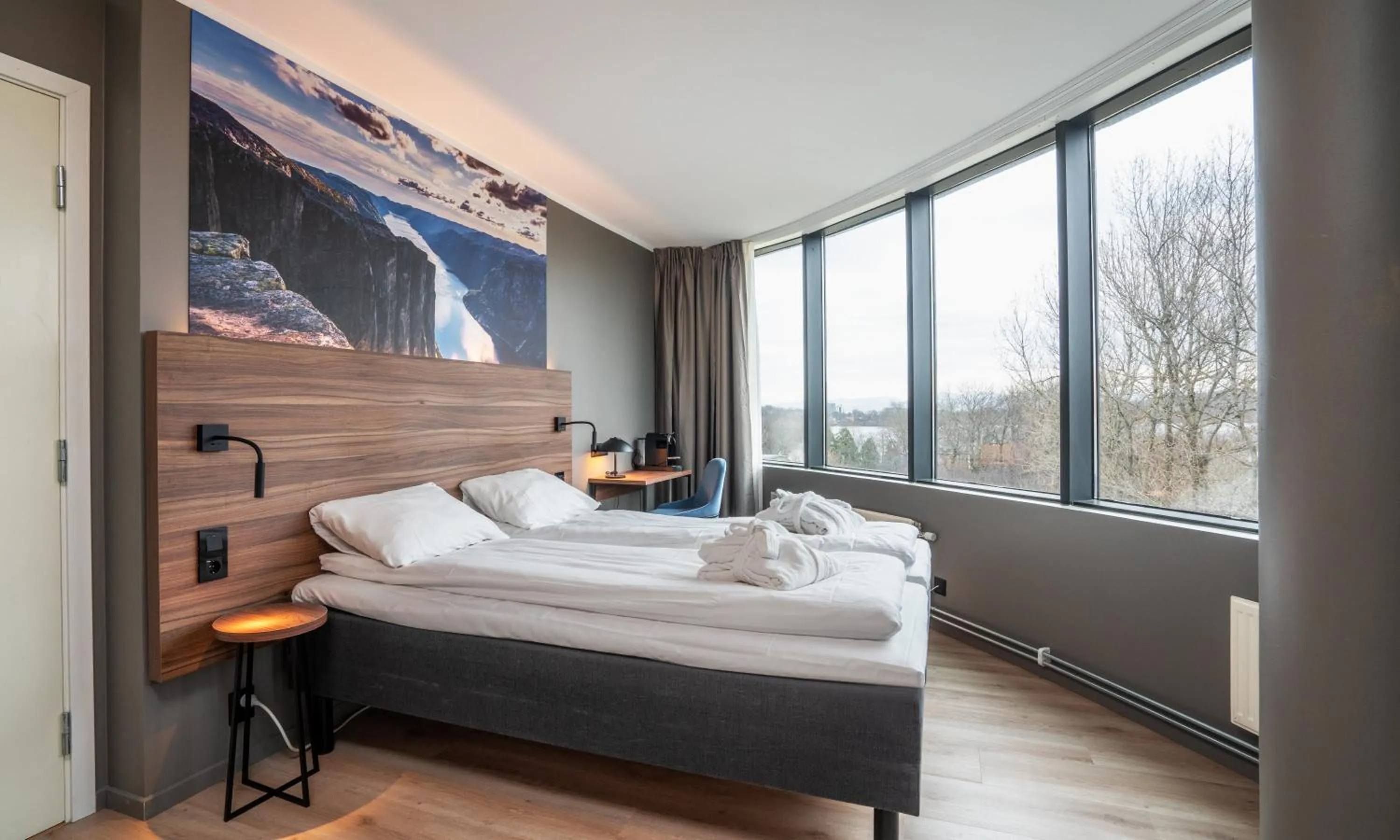 Photo of the whole room, Bed in Thon Partner Stavanger Forum Hotel