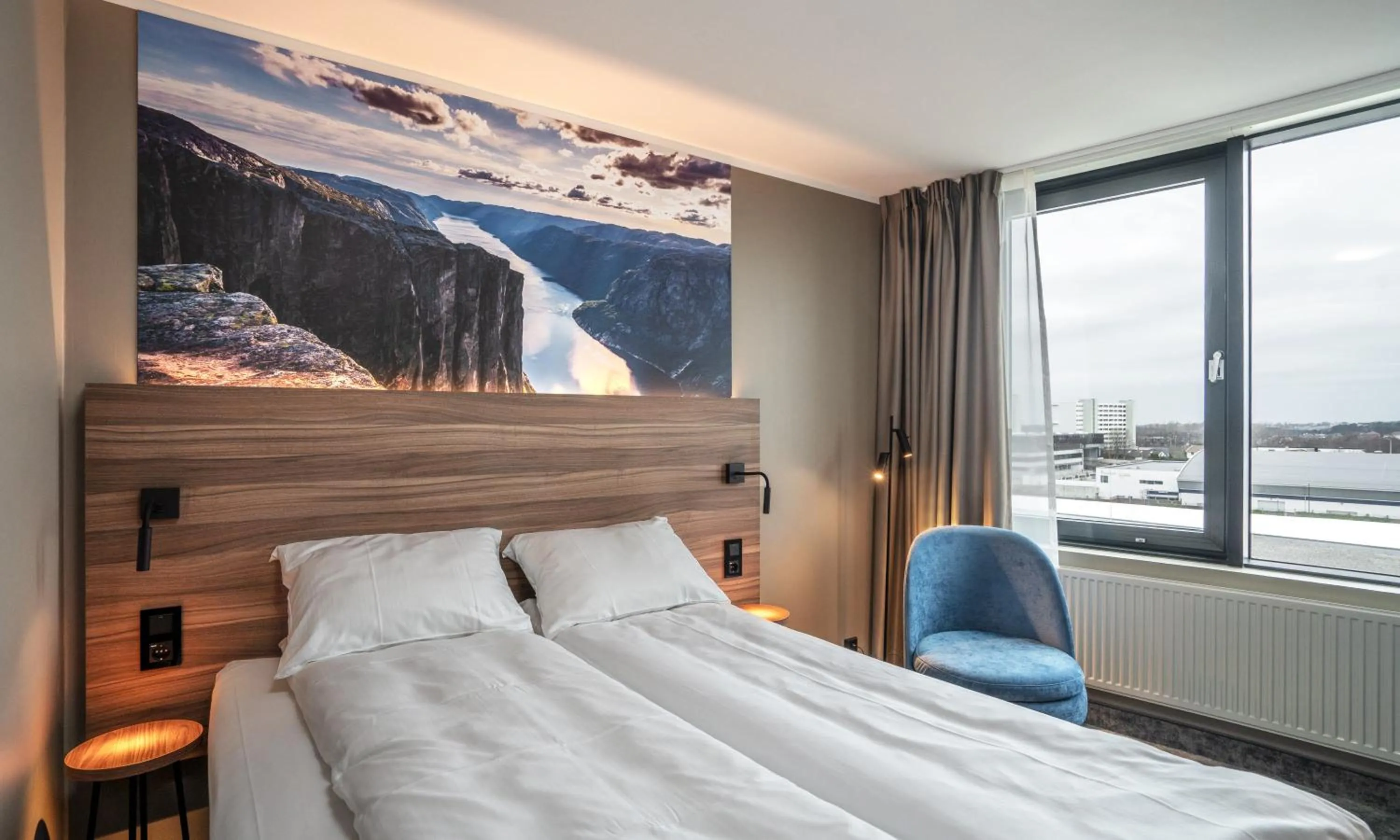 Bed in Thon Partner Stavanger Forum Hotel