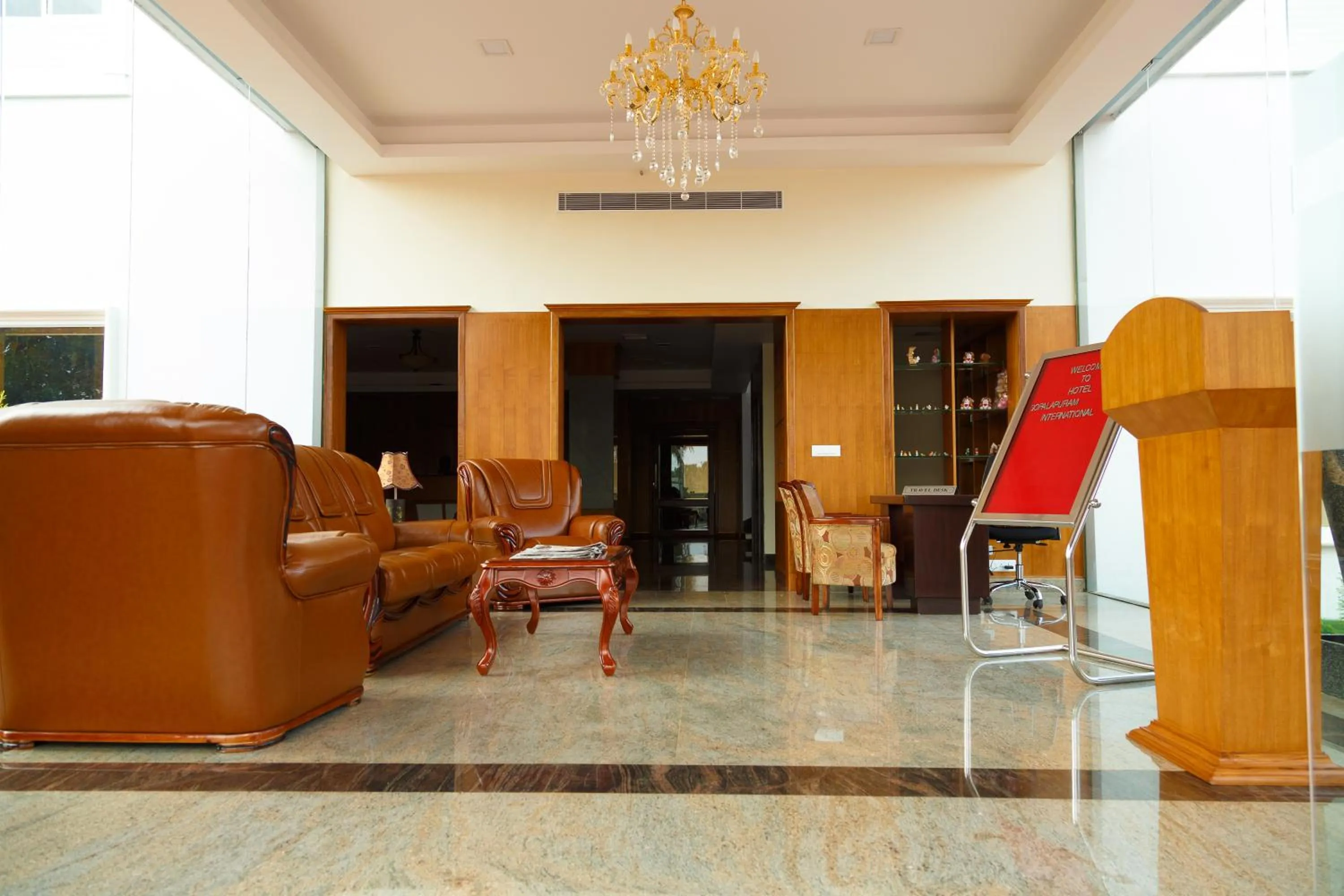 Lobby or reception in Hotel Gopalapuram International