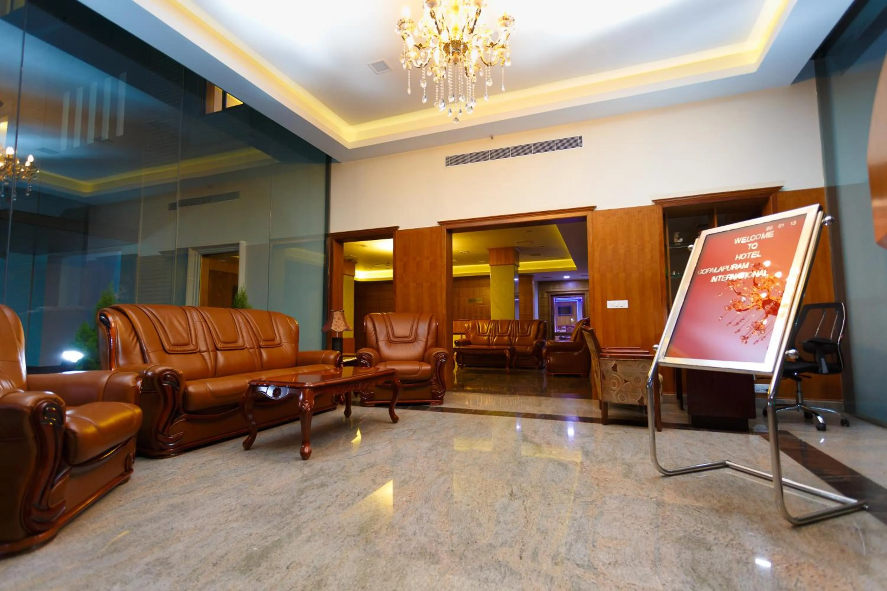 Lobby or reception in Hotel Gopalapuram International