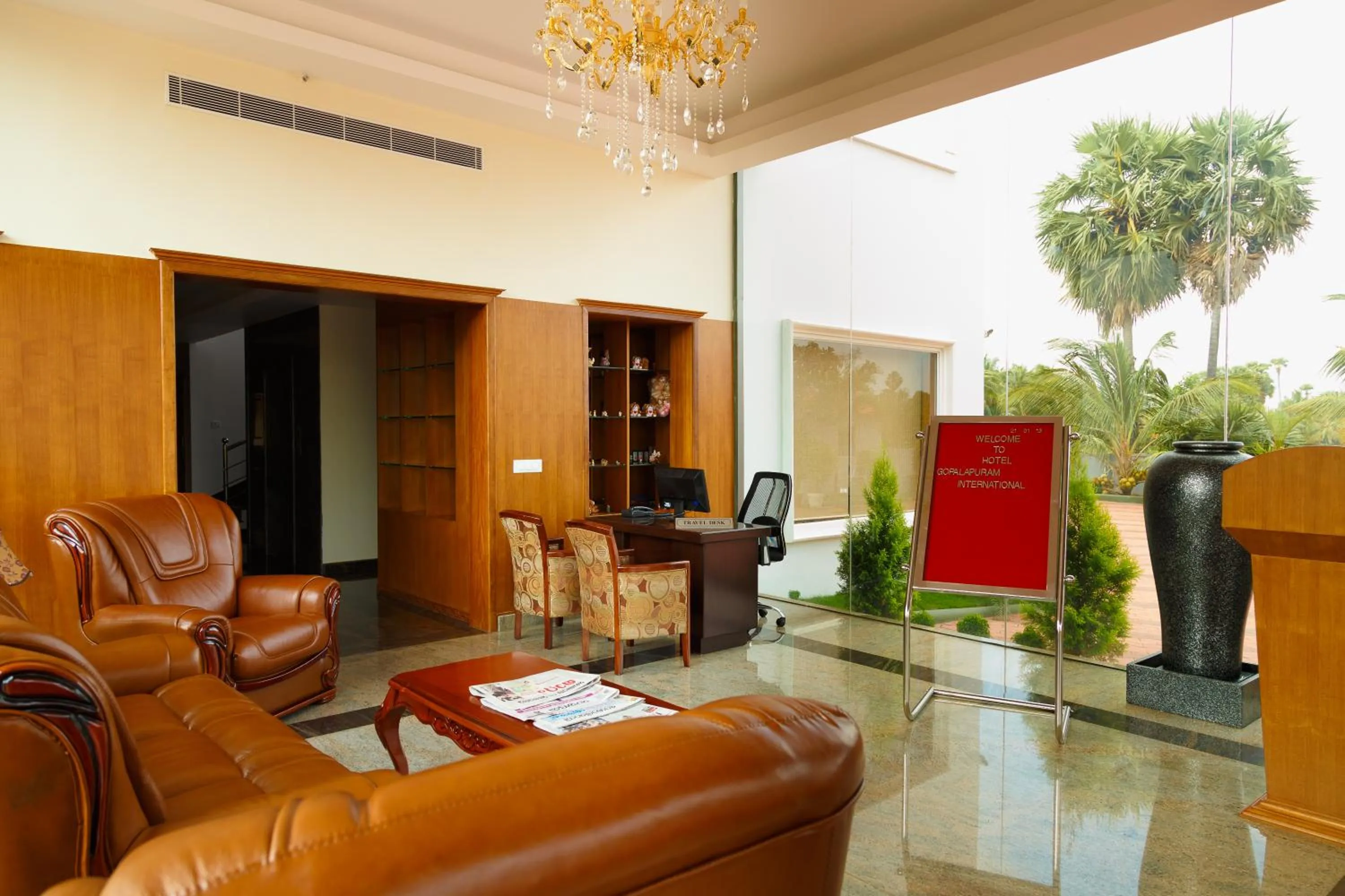 Lobby or reception in Hotel Gopalapuram International
