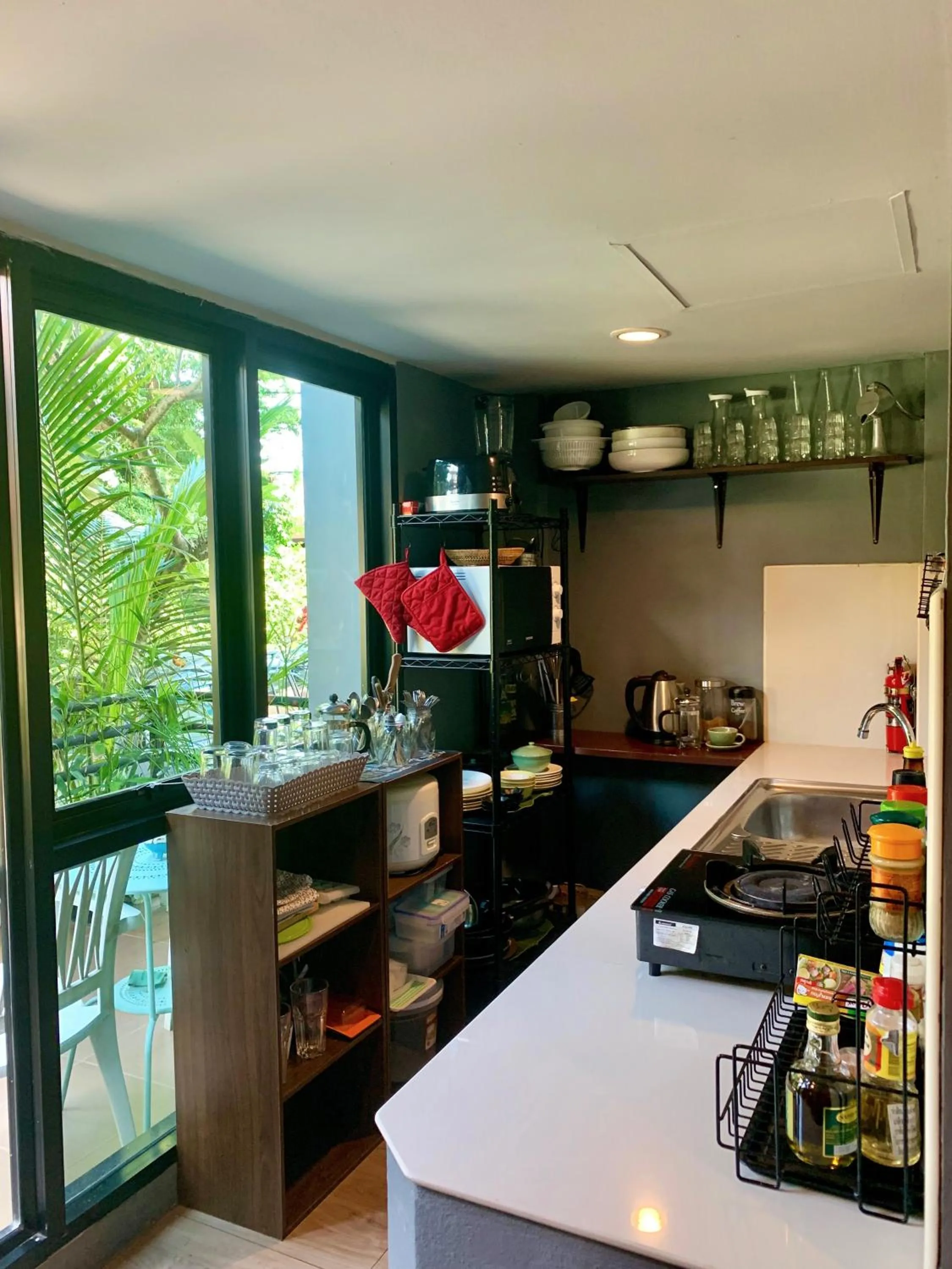 Kitchen or kitchenette in KoHabitat Samui