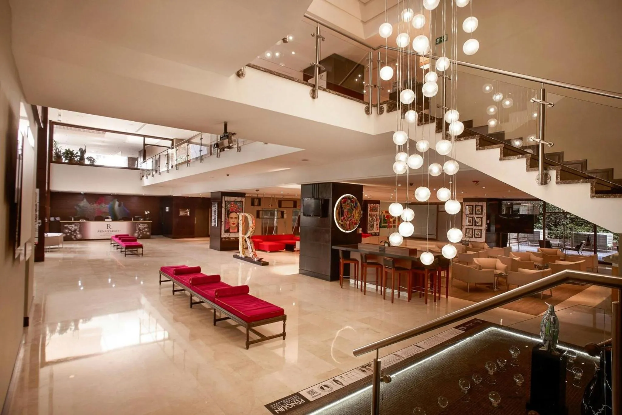 Lobby or reception in Renaissance Caracas La Castellana Hotel