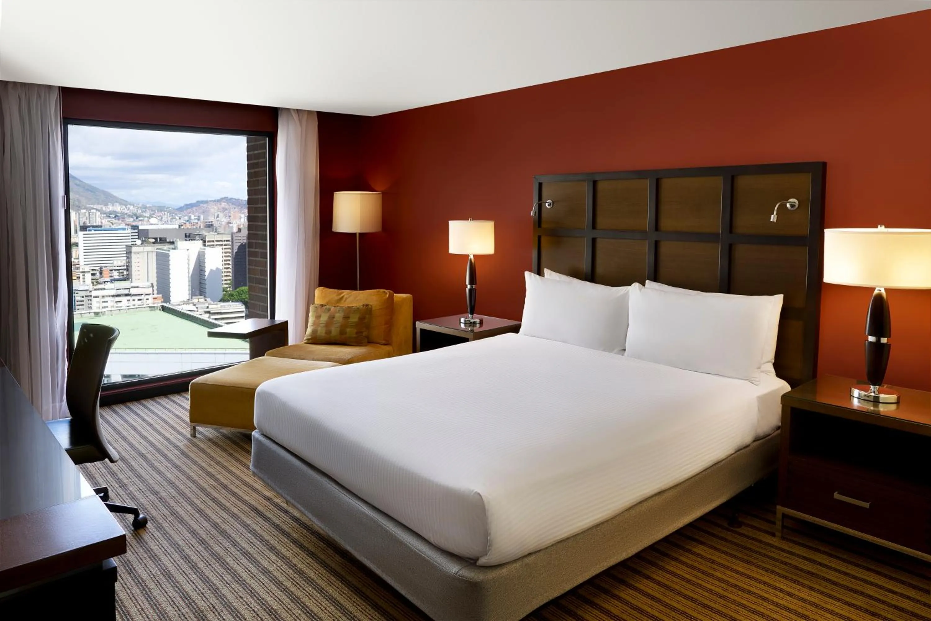 Bed in Renaissance Caracas La Castellana Hotel