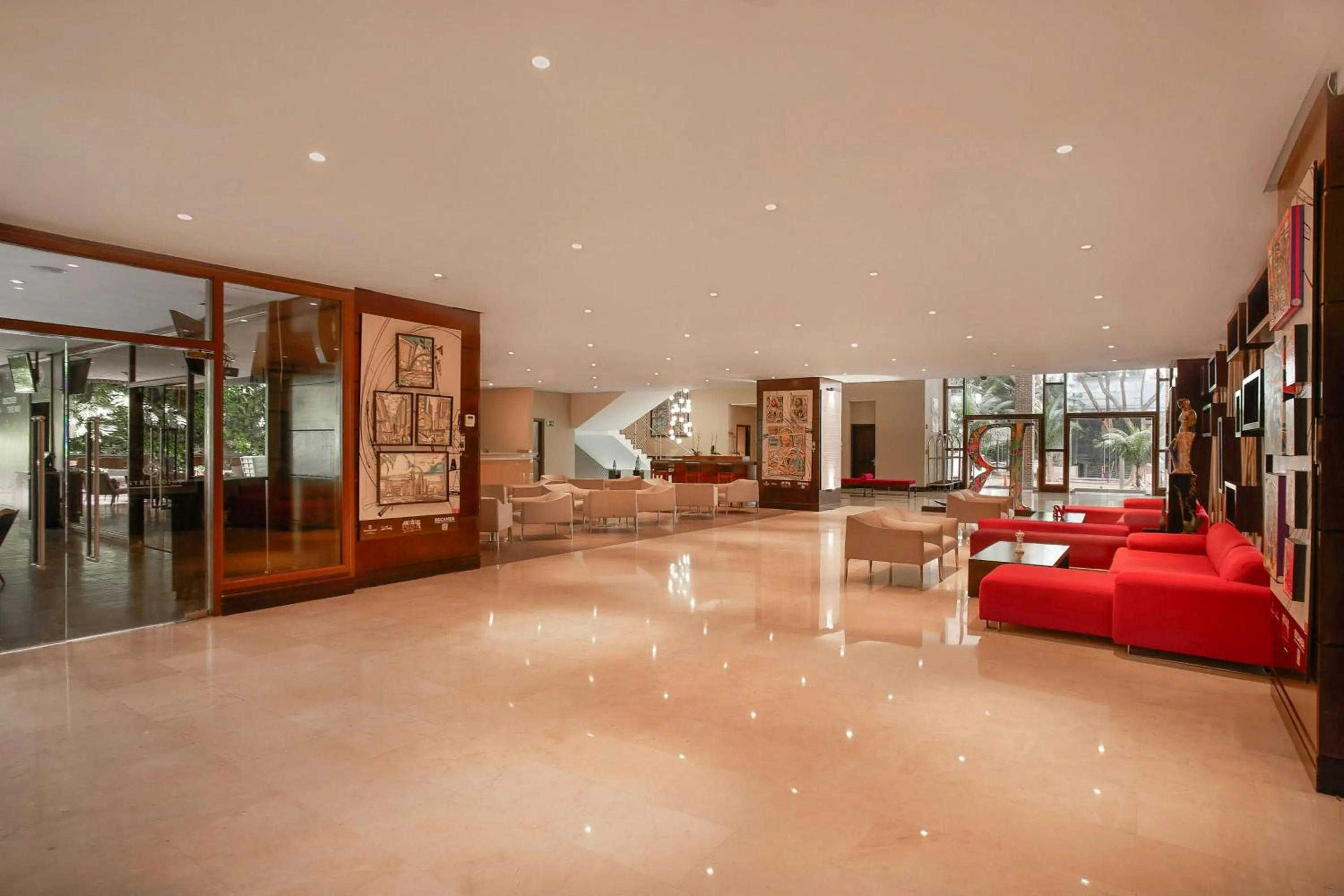 Lobby or reception in Renaissance Caracas La Castellana Hotel