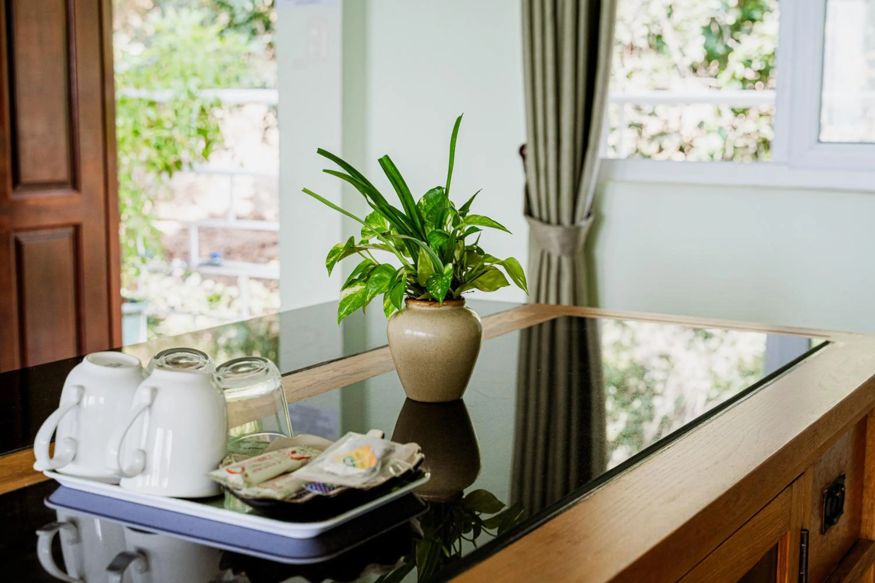 Kitchen or kitchenette in Ananas Beach Hotel