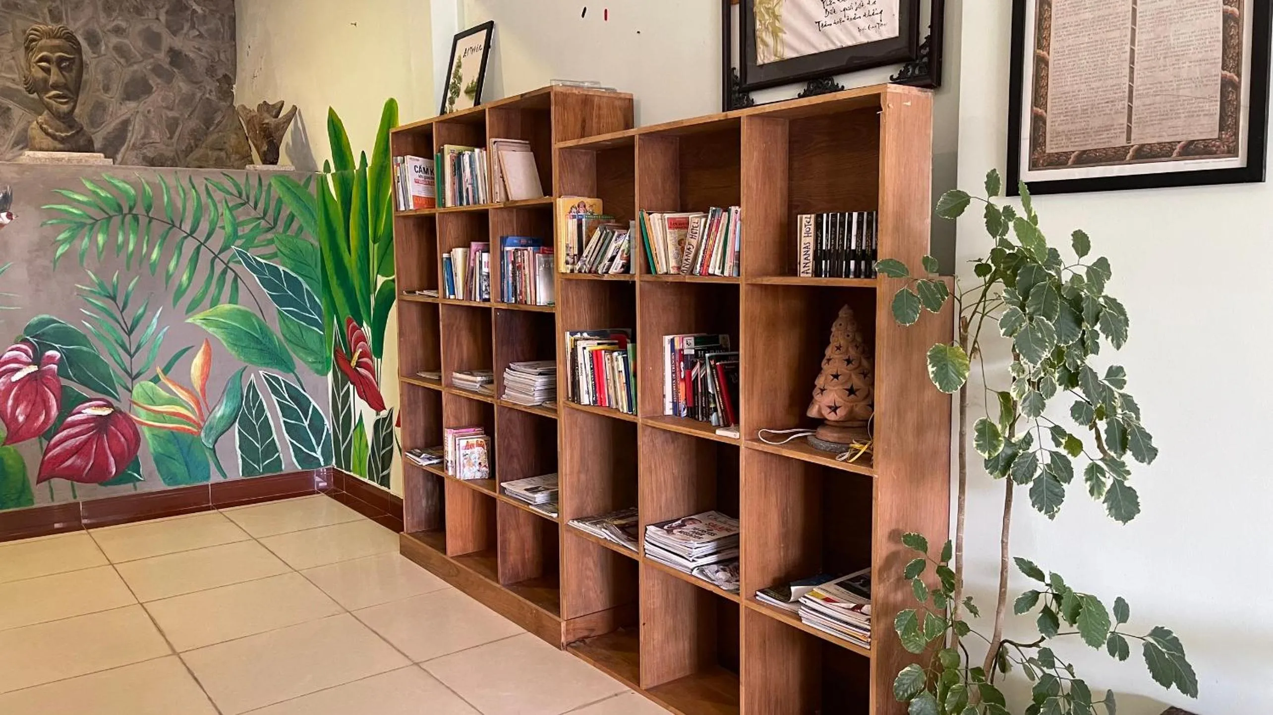Library in Ananas Beach Hotel