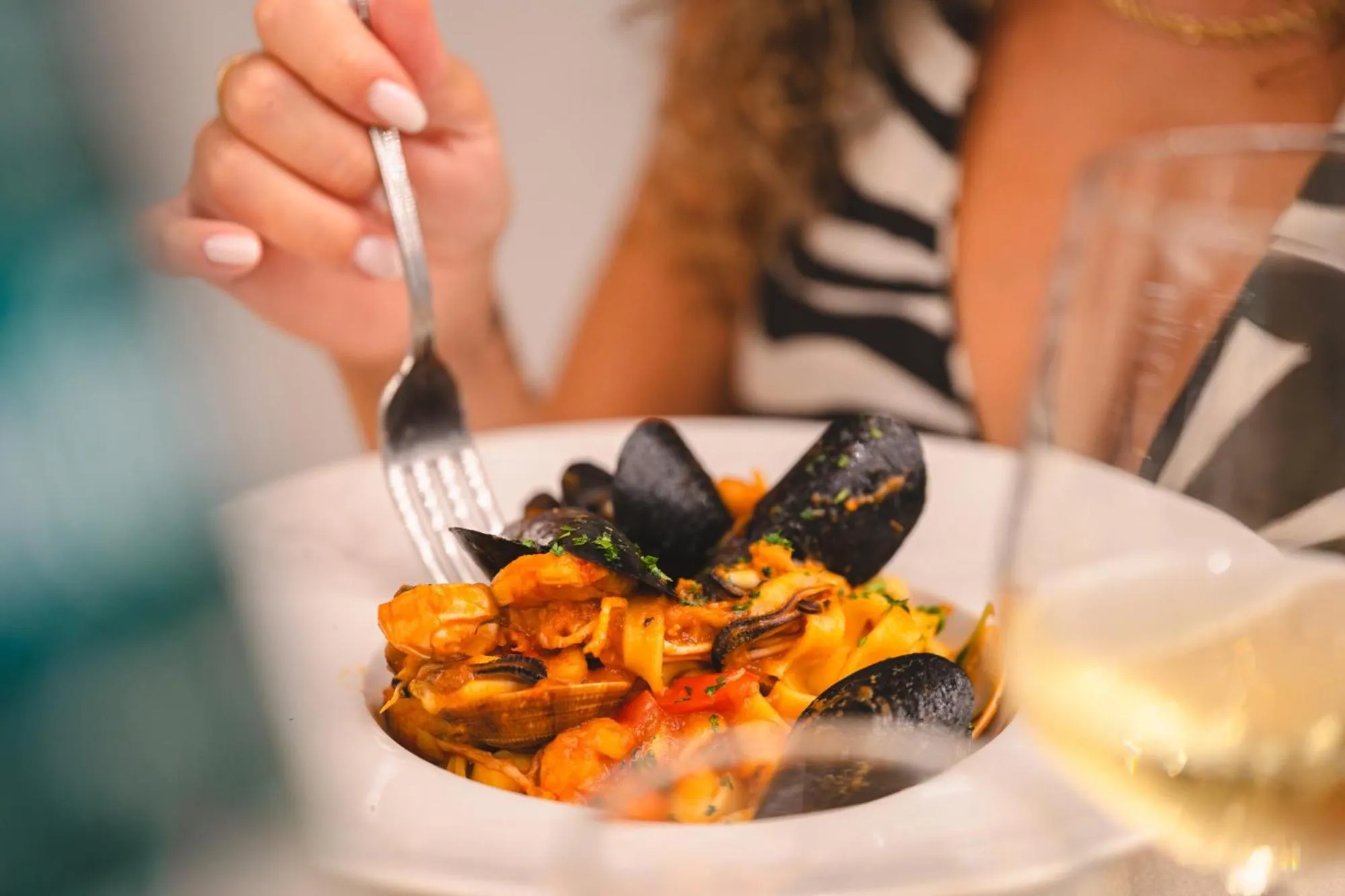 Dinner in Villa Mosca Charming House