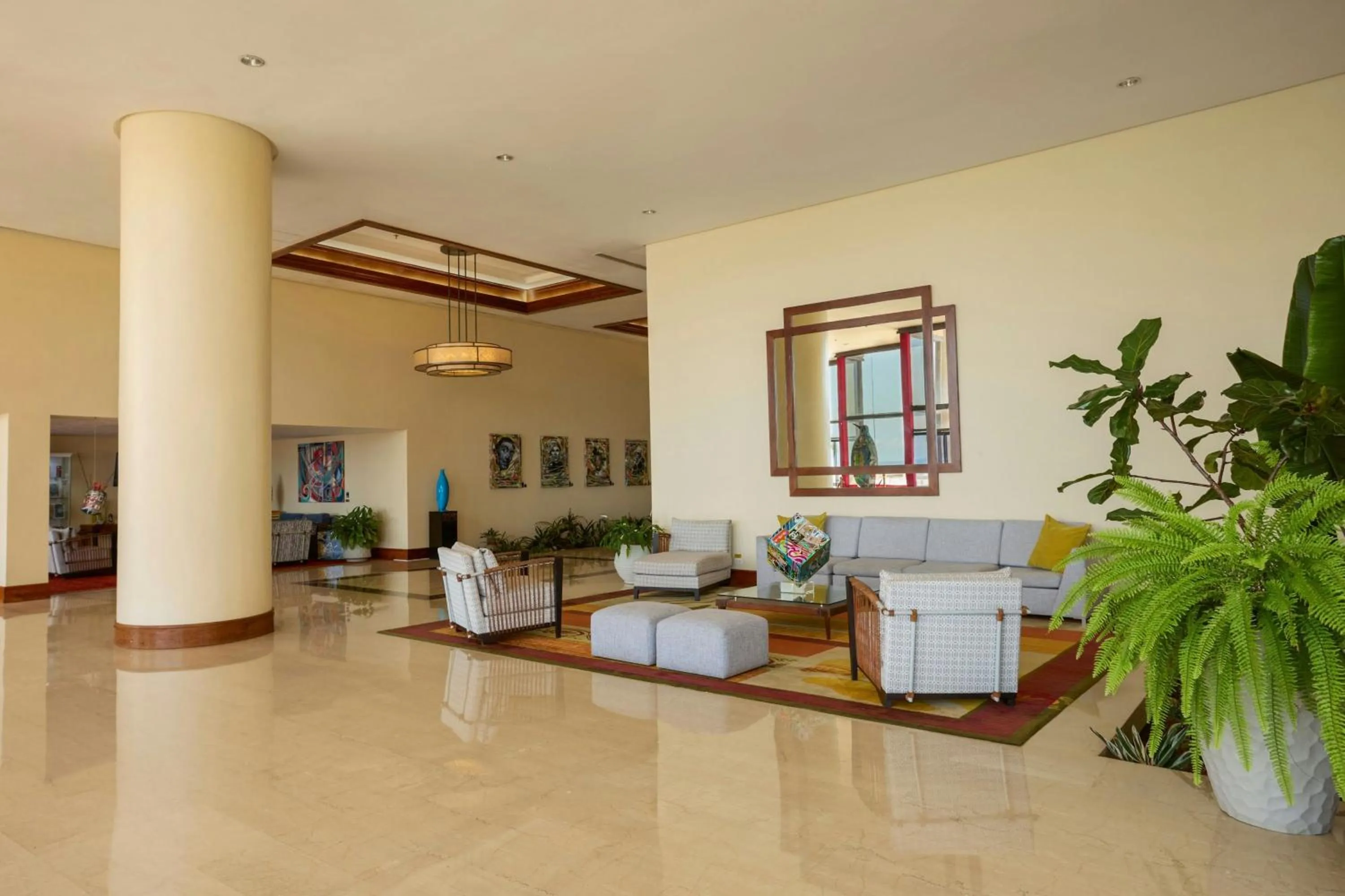 Lobby or reception in Marriott Venezuela Hotel Playa Grande