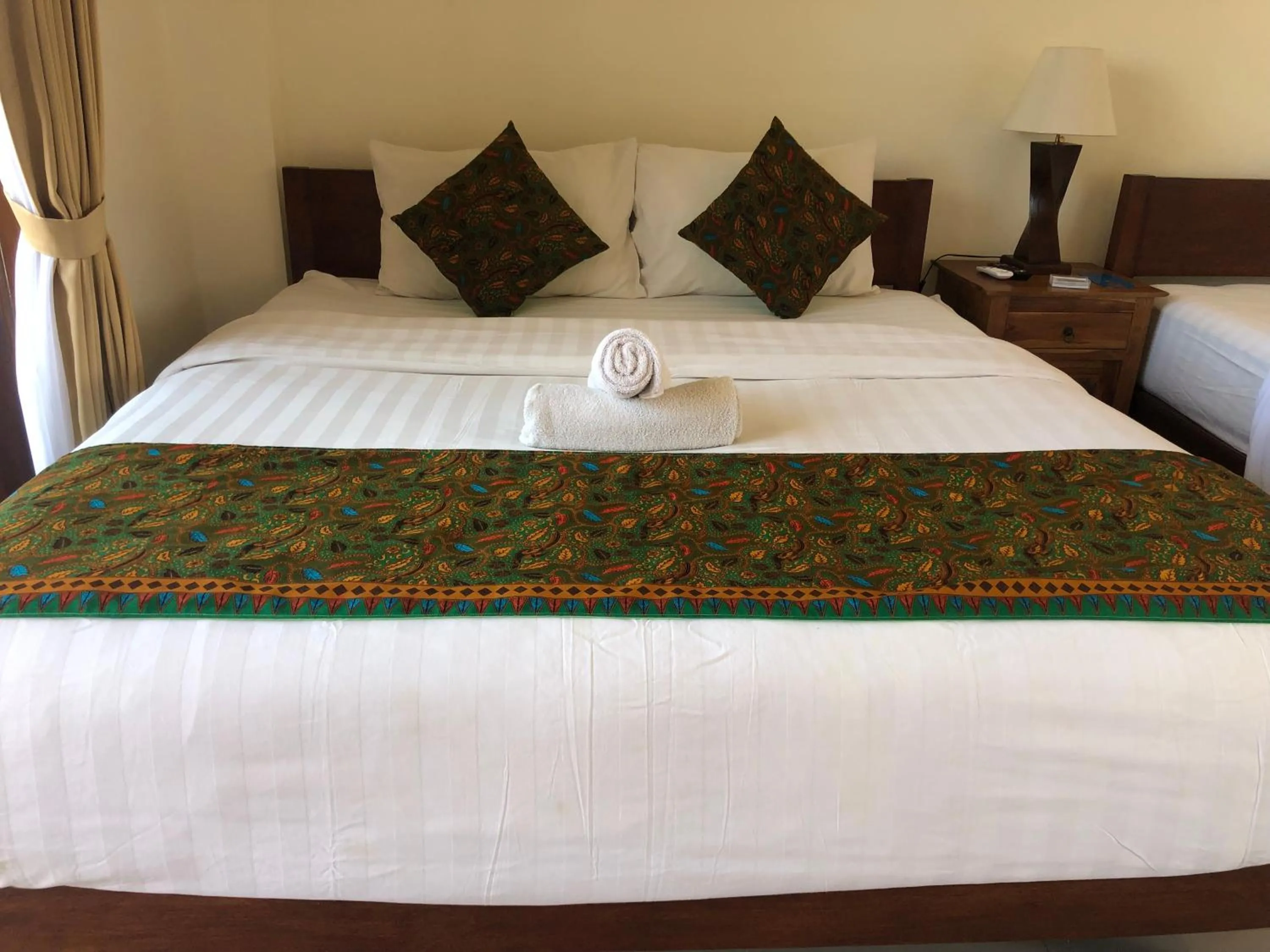 Bed in Sari Nusa Inn