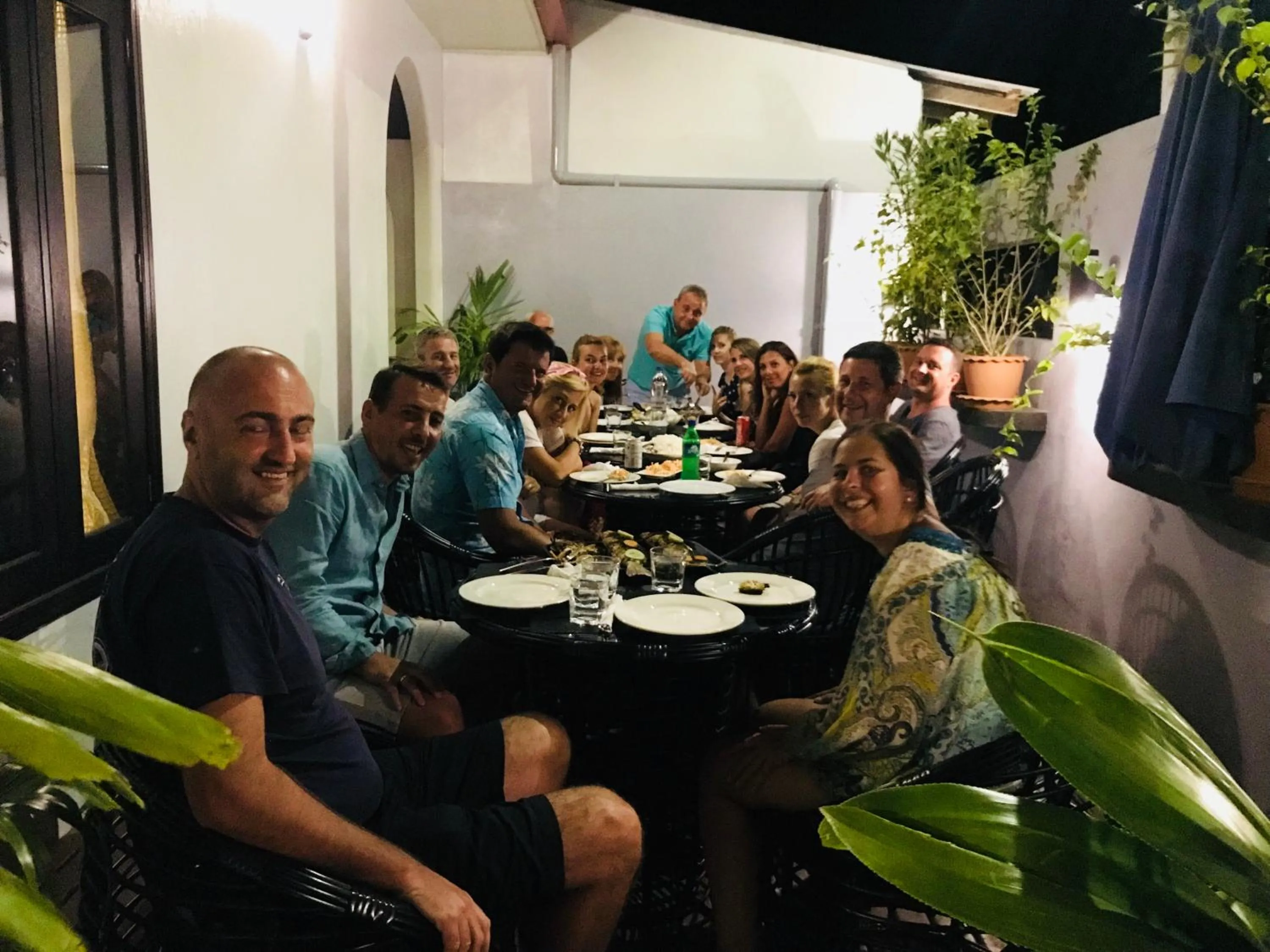 Patio in Island Home Inn