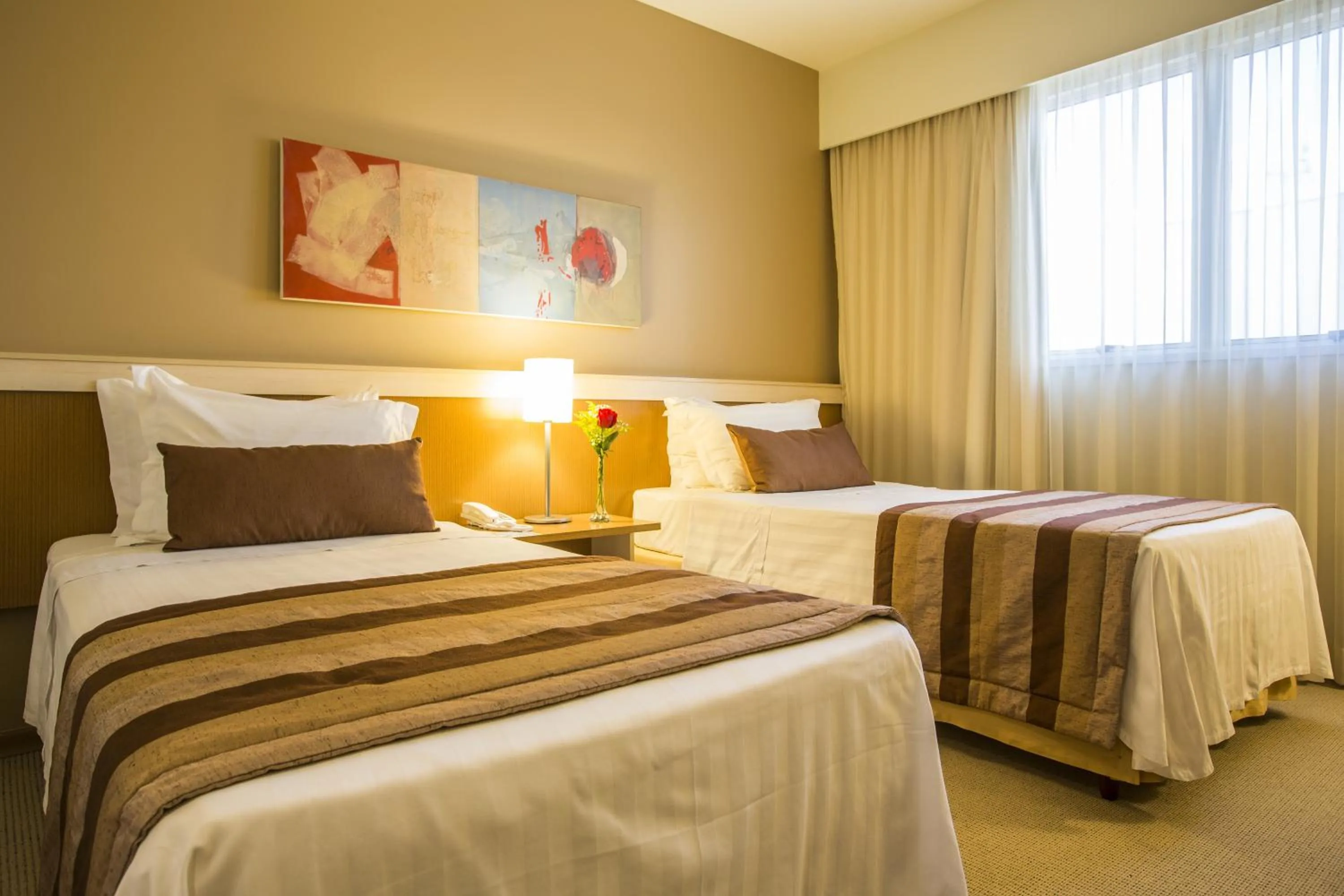 Bed in Astron Hotel Bauru by Nobile