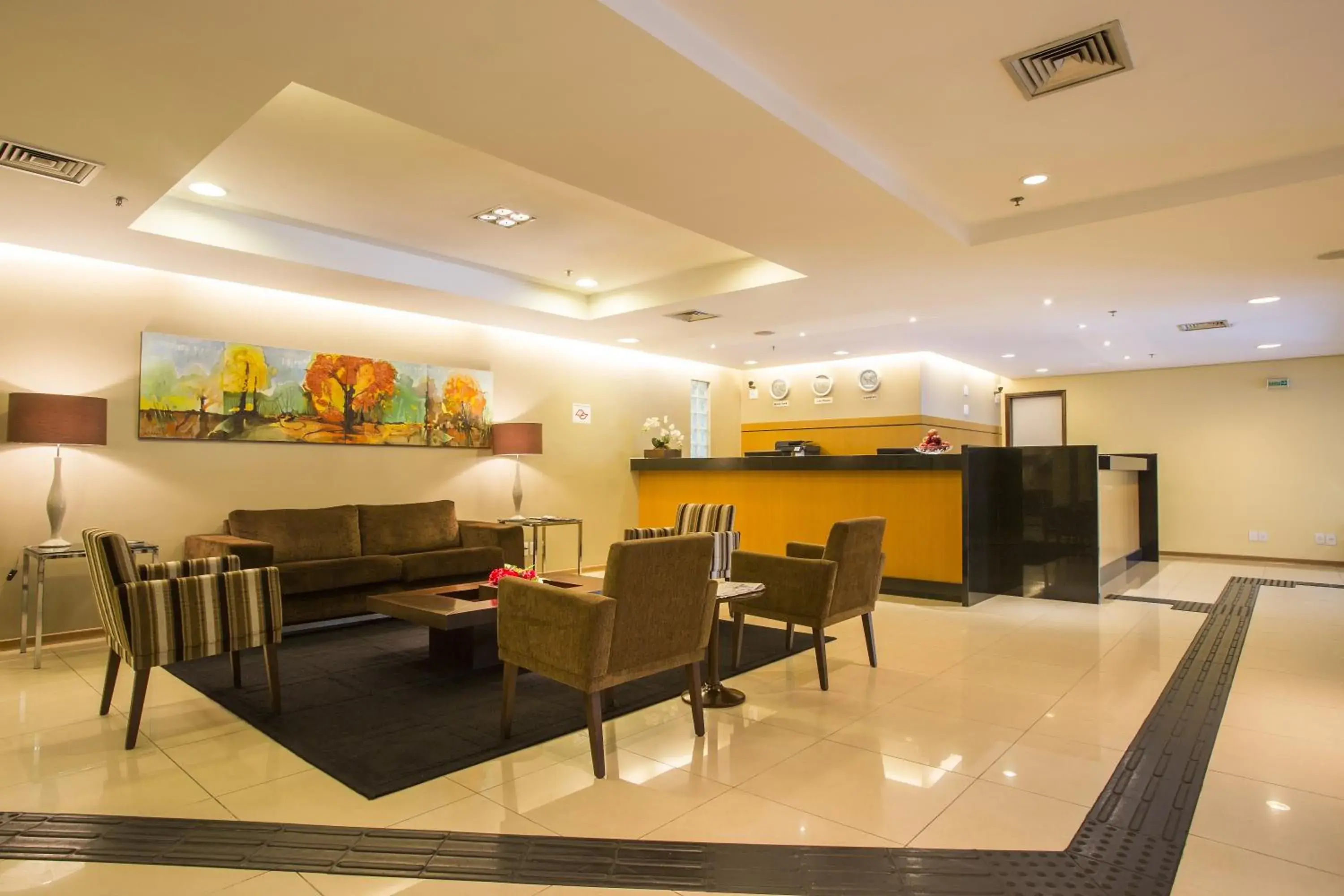 Lobby or reception in Astron Hotel Bauru by Nobile Lobby or reception in Astron Hotel Bauru by Nobile