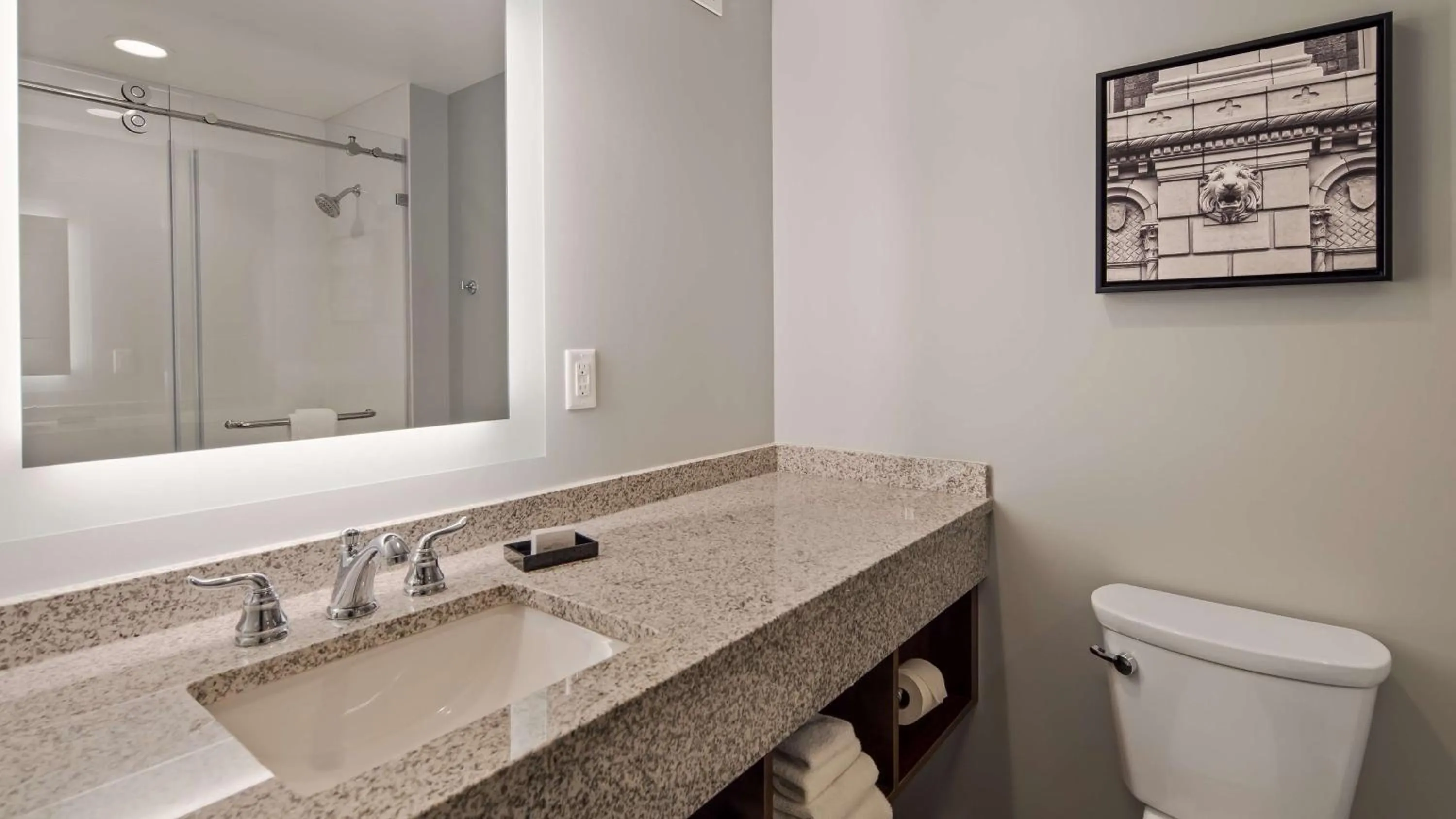 Bathroom in Best Western PLUS Franklin Square Inn